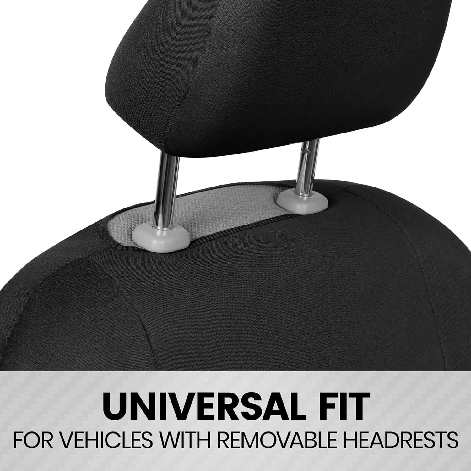 Cubiertas de Asiento de Coche BDK OS-312 Negro Completo