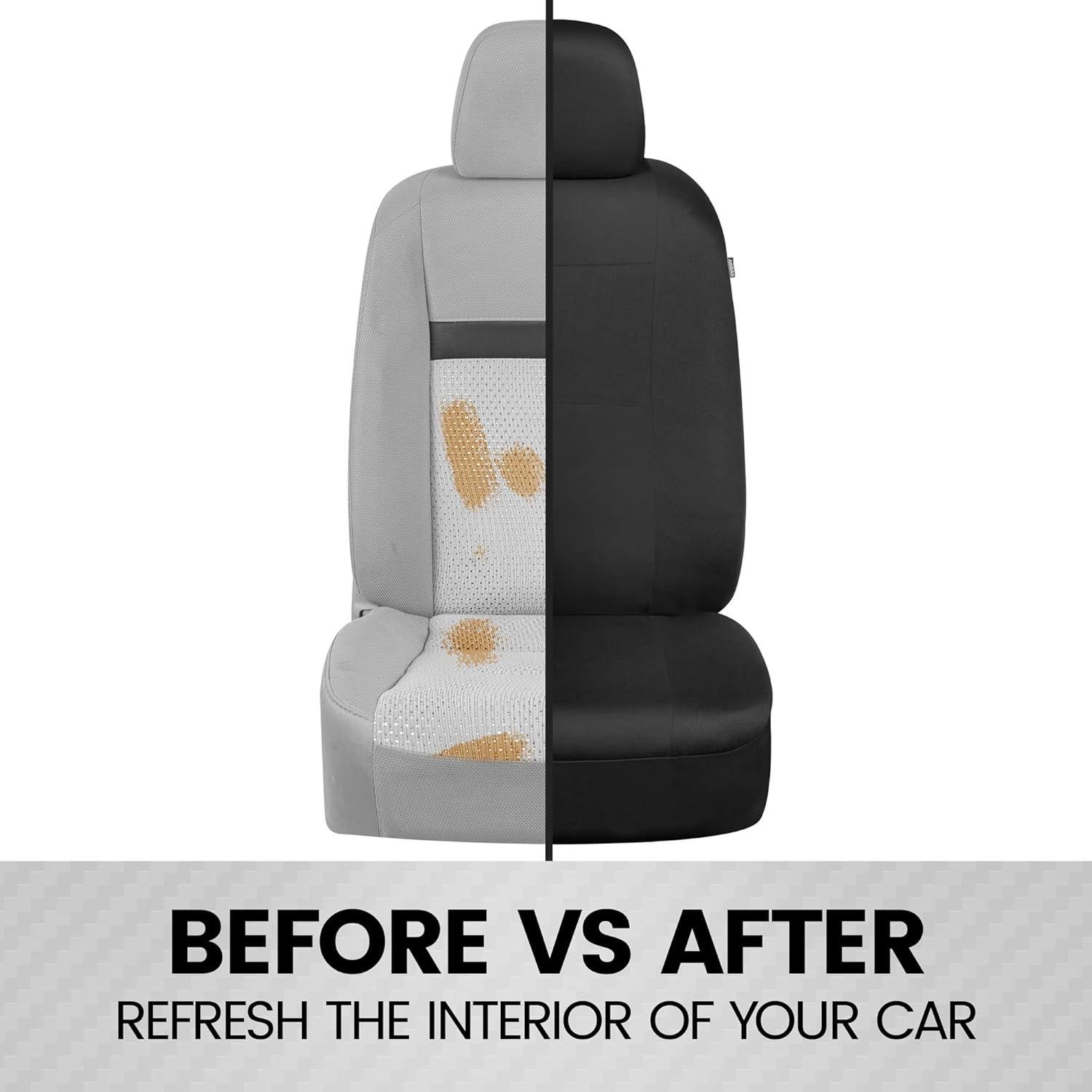 Cubiertas de Asiento de Coche BDK OS-312 Negro Completo