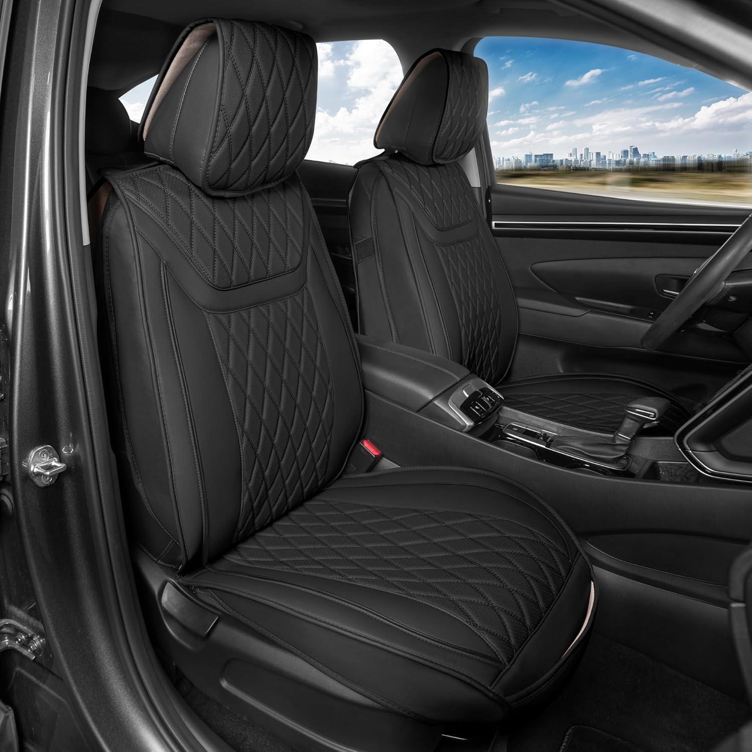 Cubiertas de Asientos MotorBox Cuero Sintético Negro Universal