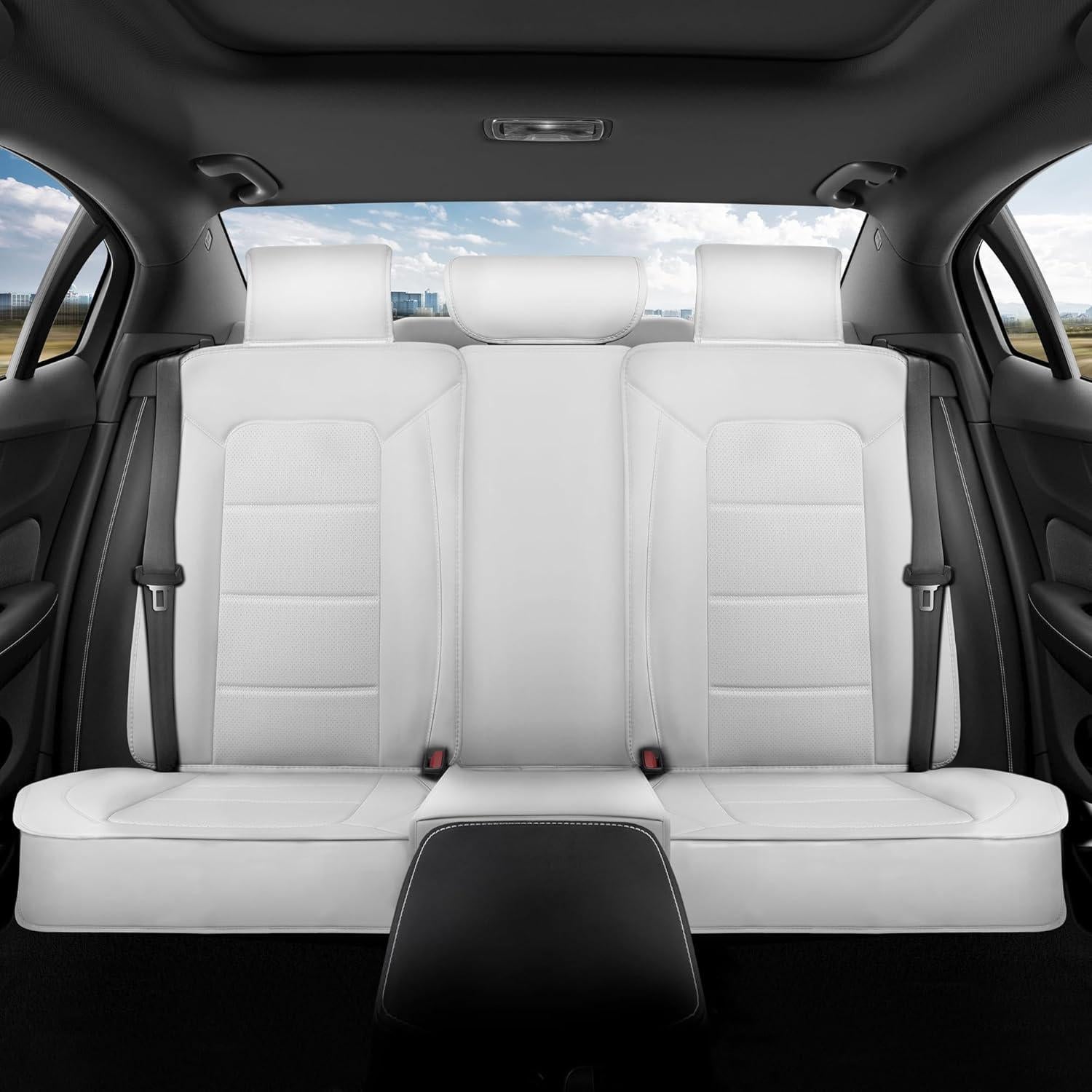 Cubierta de Asiento Trasero MotorBox Edición Clásica - Blanco