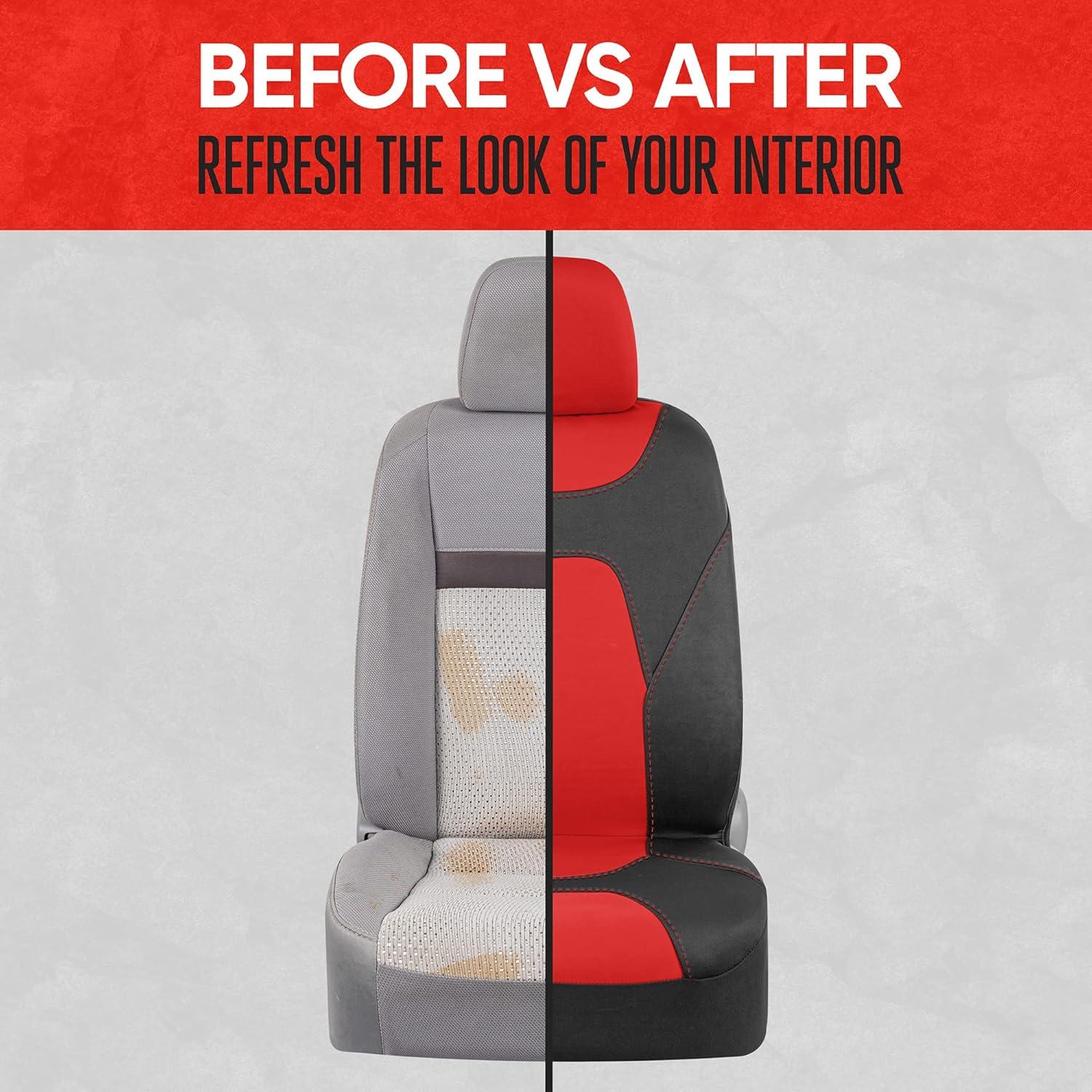 Cubiertas de Asiento BDK AquaShield Neopreno Impermeable Rojo