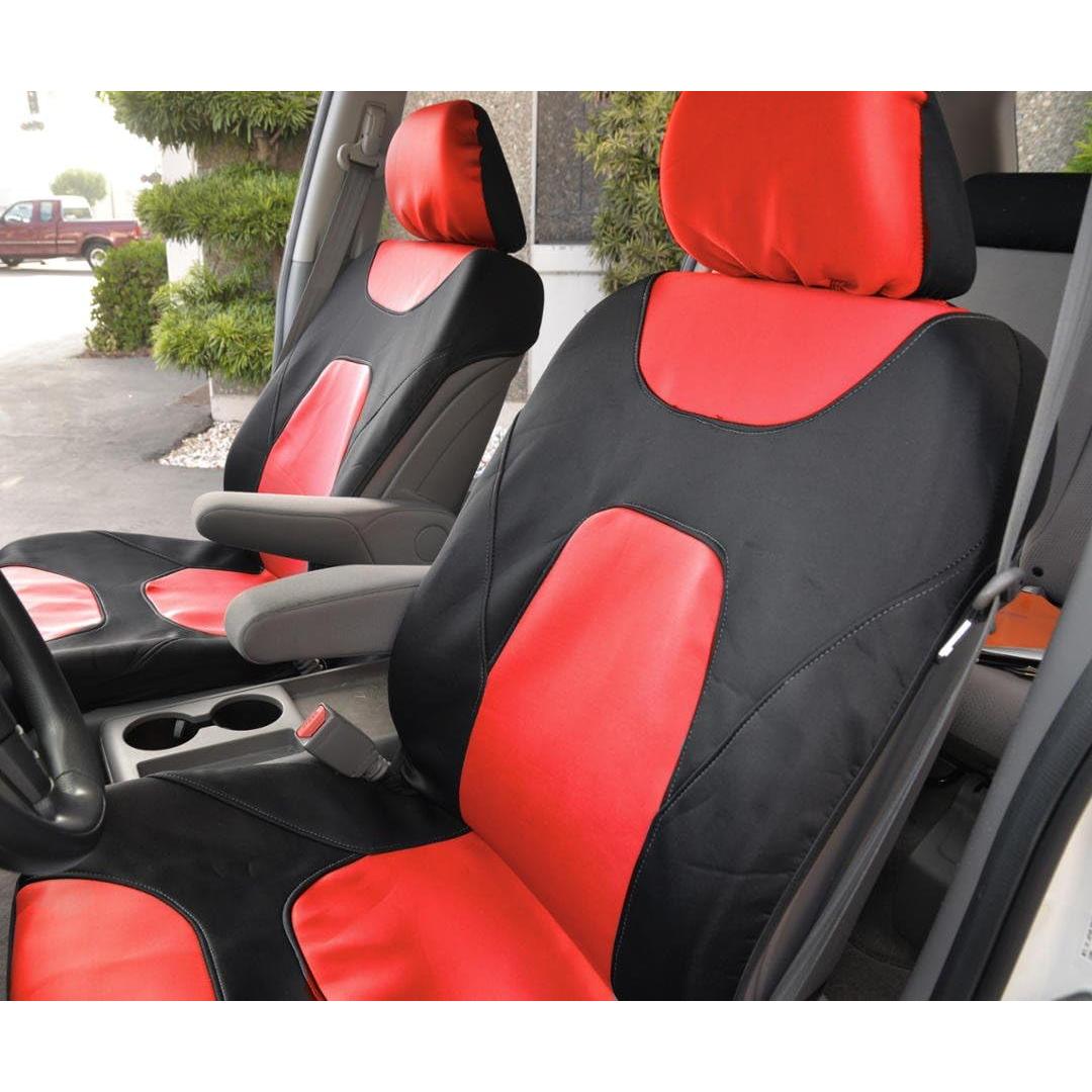 Cubiertas de Asiento BDK AquaShield Neopreno Impermeable Rojo
