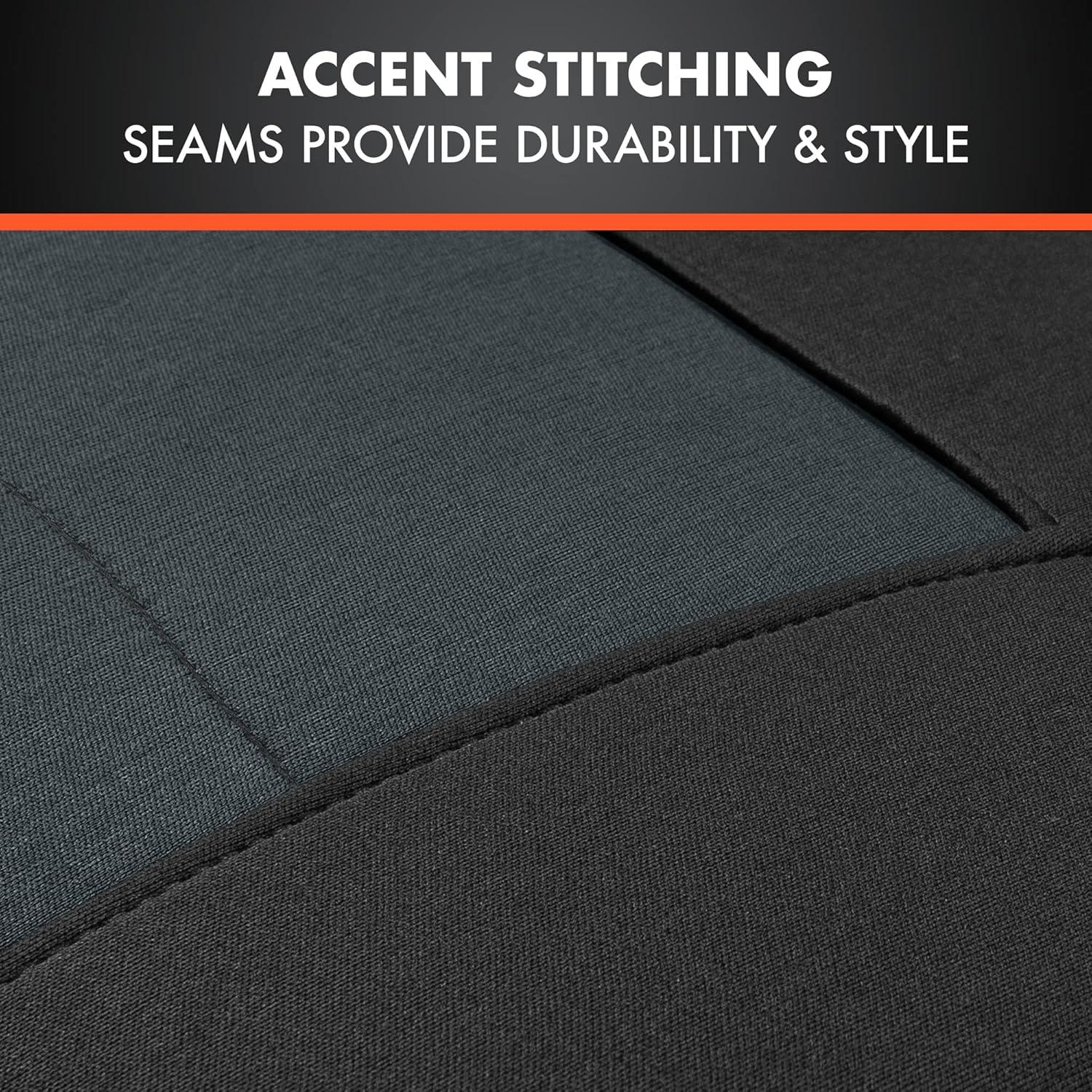 Cubiertas de Asientos BDK Turismo Gris Carbón Juego Completo