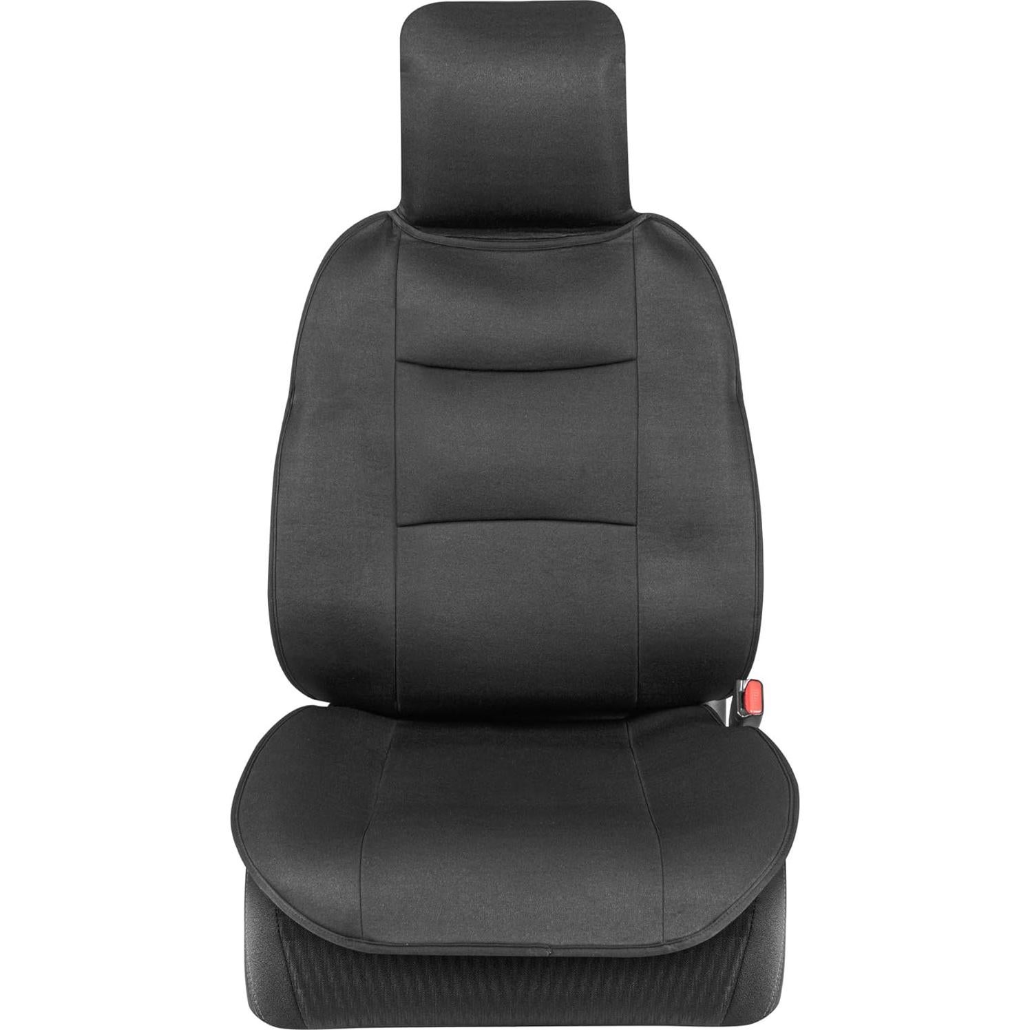 Cubiertas de Asiento Delantero BDK EasyFit Negro - Ajuste Universal