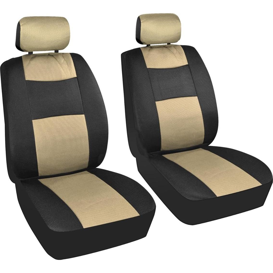 Cubierta de Asiento de Coche BDK 11 Piezas Beige Negro
