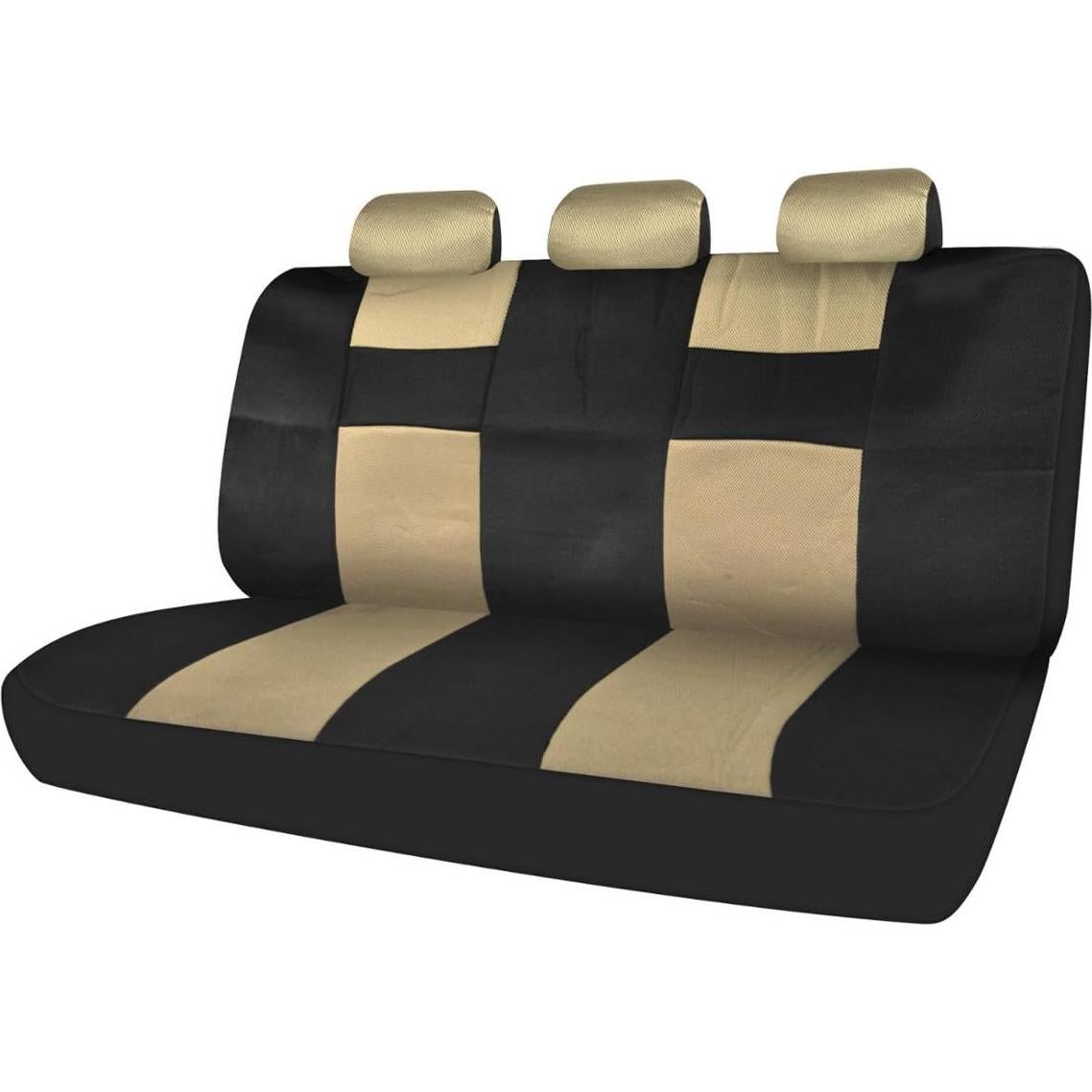 Cubierta de Asiento de Coche BDK 11 Piezas Beige Negro