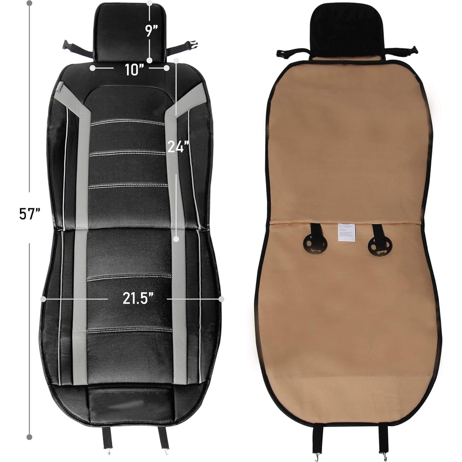 Fundas de Asiento de Coche FH Group Negro Universal Compatible Airbag