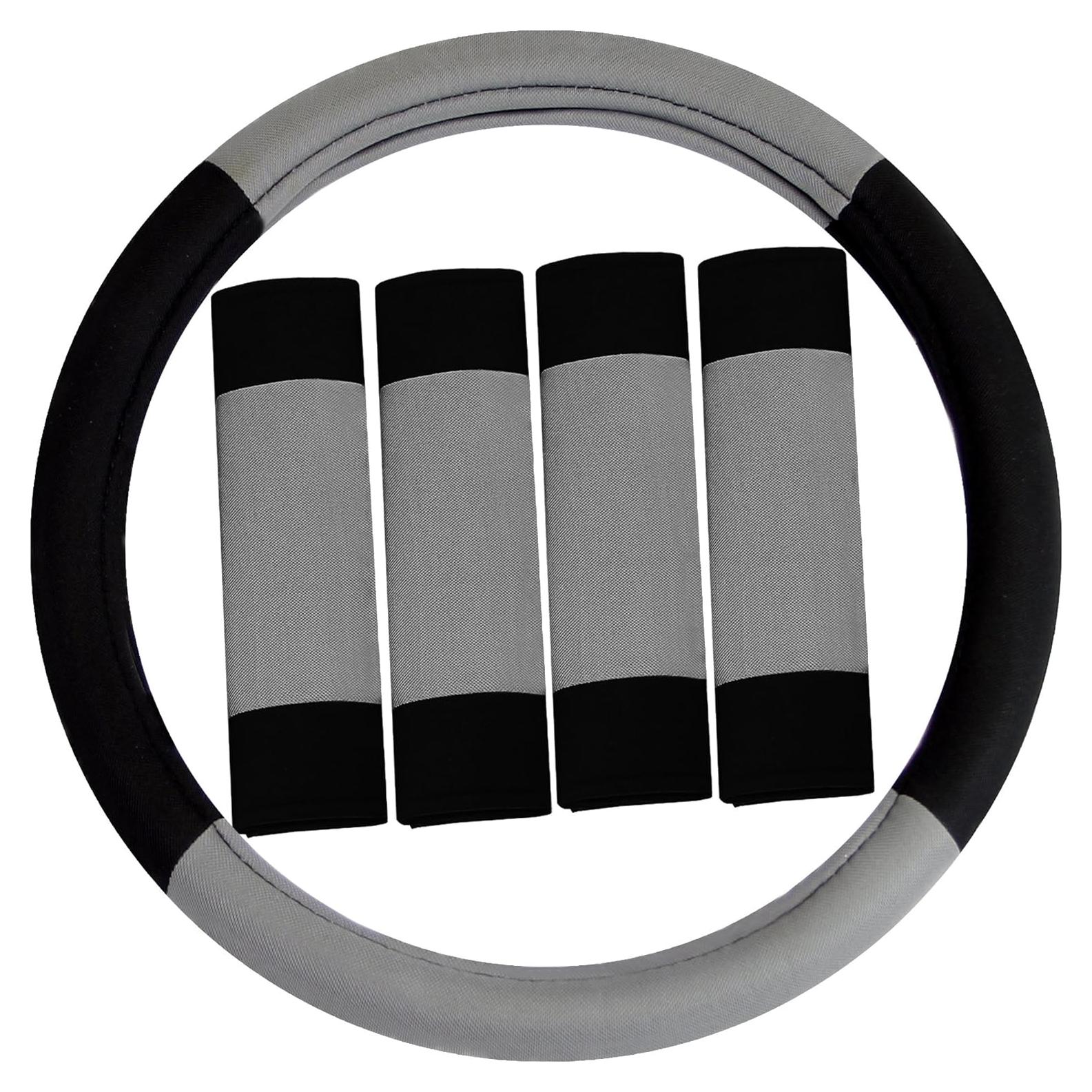 Funda de Volante FH Group Gris Universal para Coches y SUV