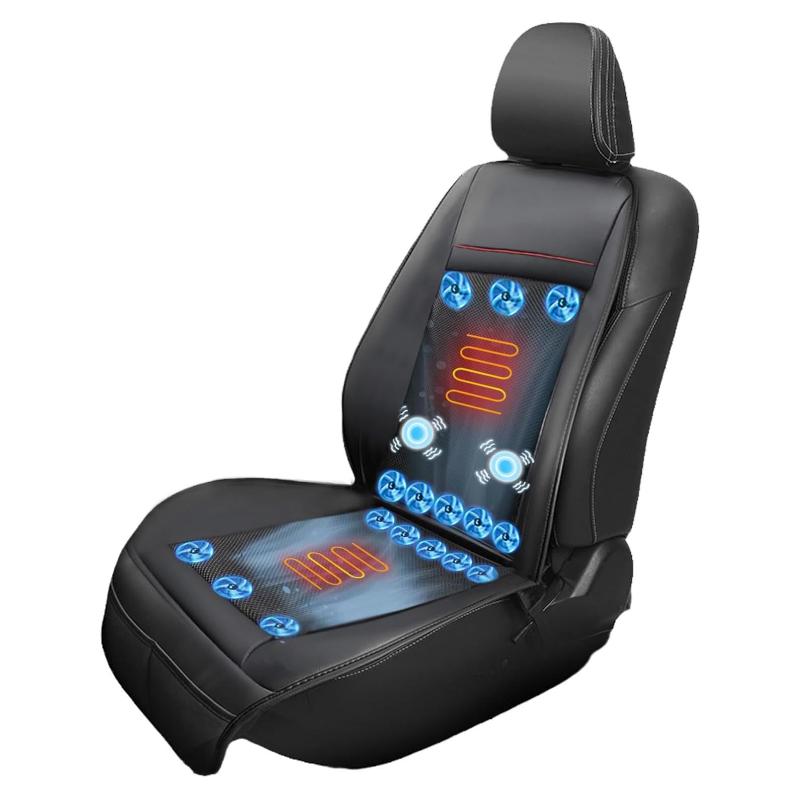 Cojín de Asiento Refrigerante Fochutech con Masaje 12V