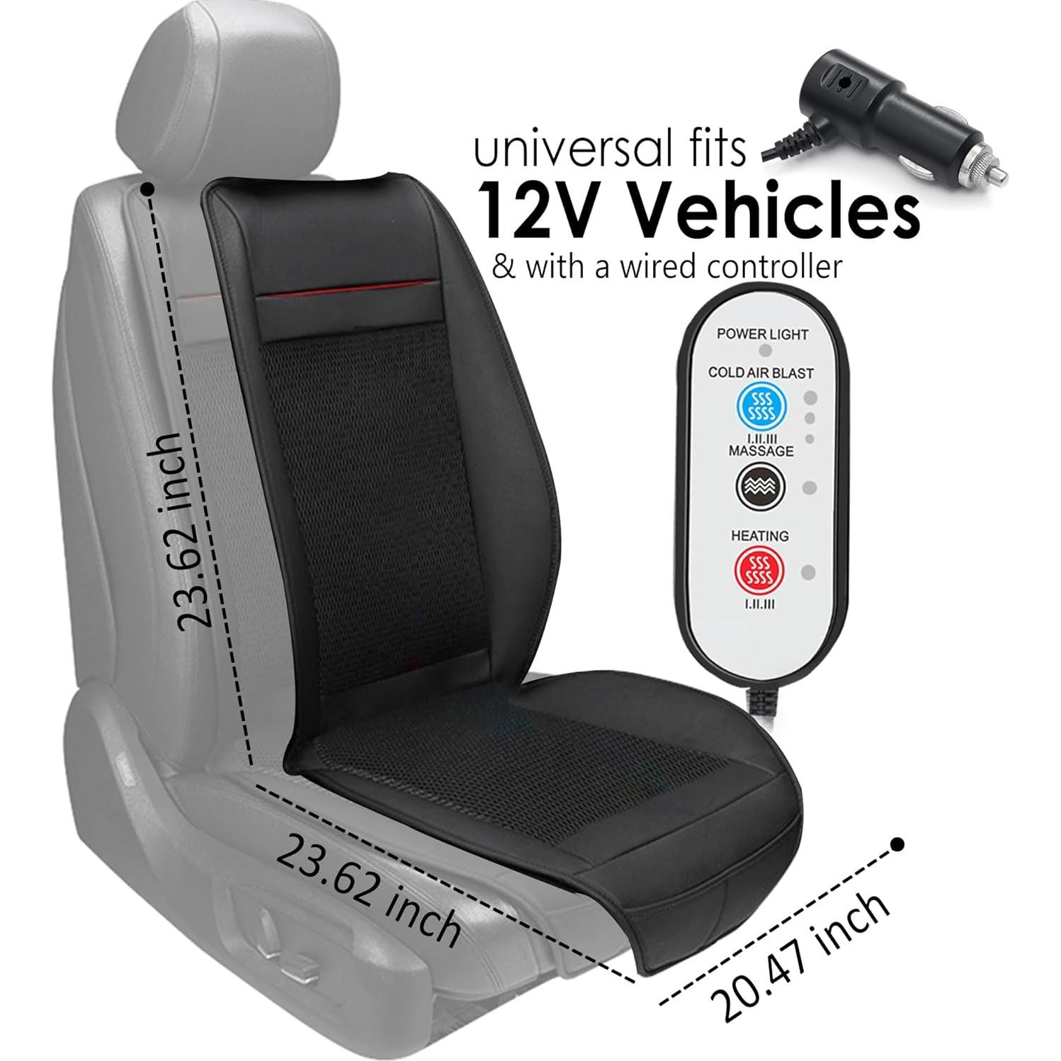 Cojín de Asiento Refrigerante Fochutech con Masaje 12V