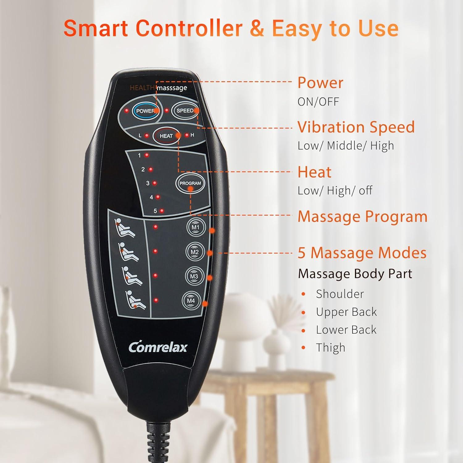 Cojín de Masaje con Calor Comrelax 28.5x25.8cm 1.33kg
