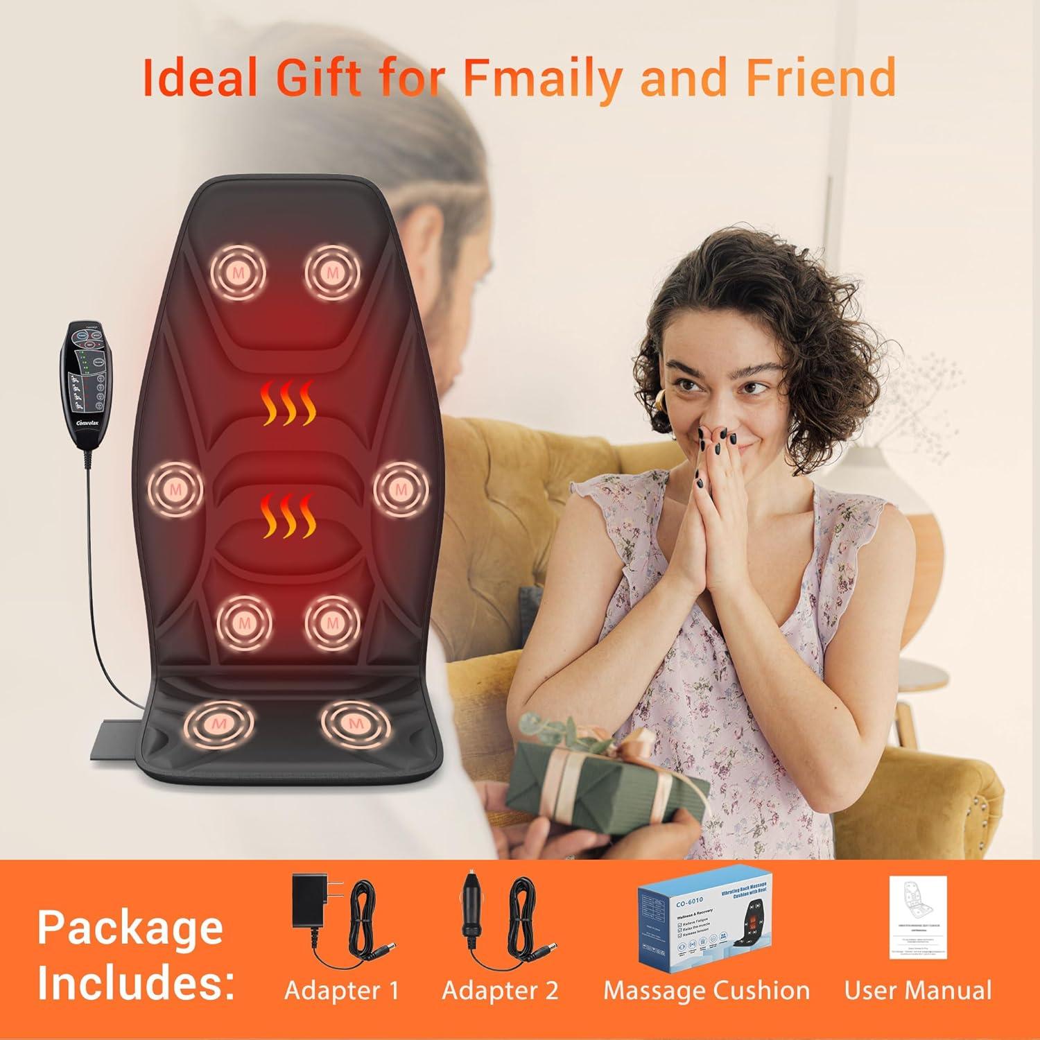 Cojín de Masaje con Calor Comrelax 28.5x25.8cm 1.33kg