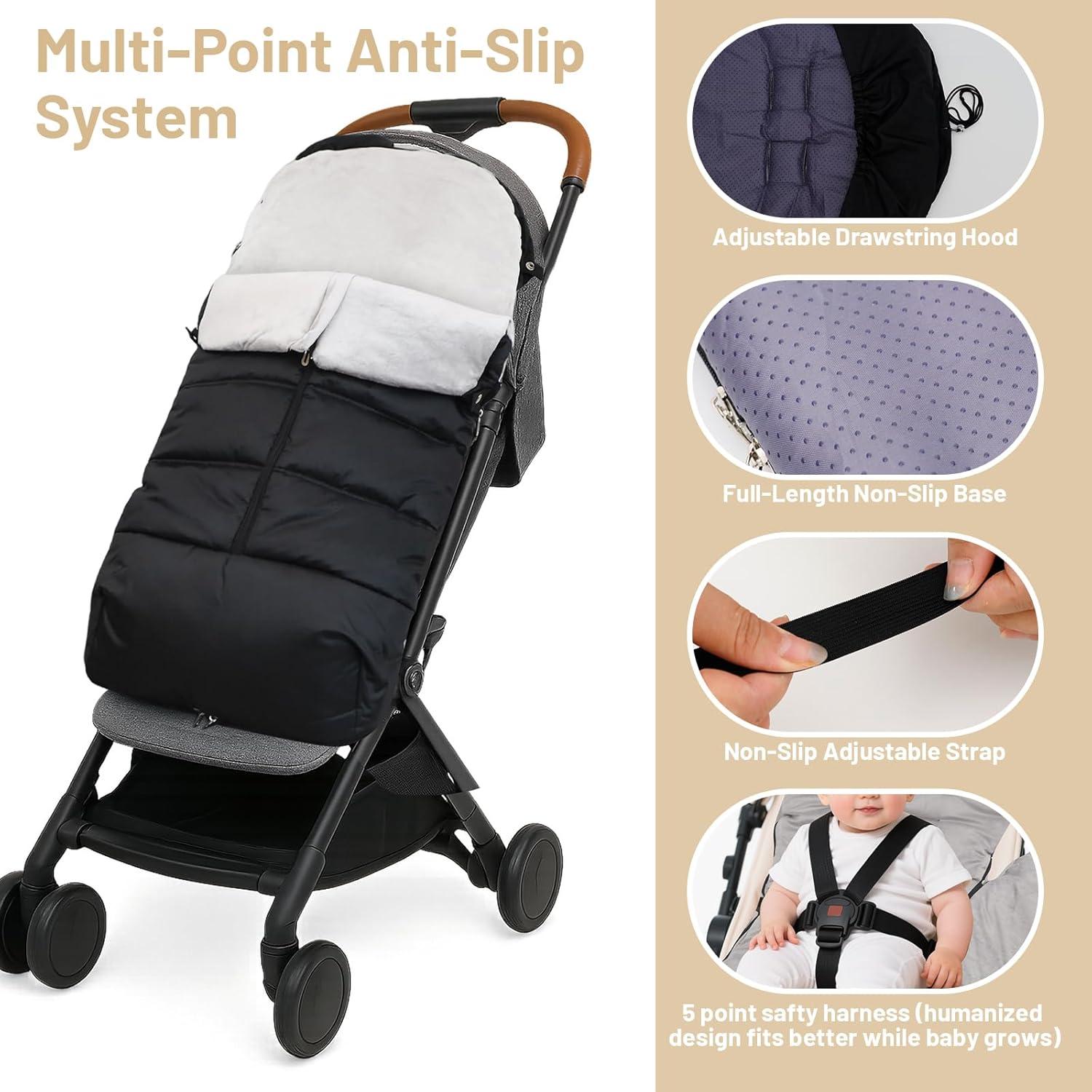 Bolsa de Saco para Cochecito KAKIBLIN Impermeable 105x46 cm