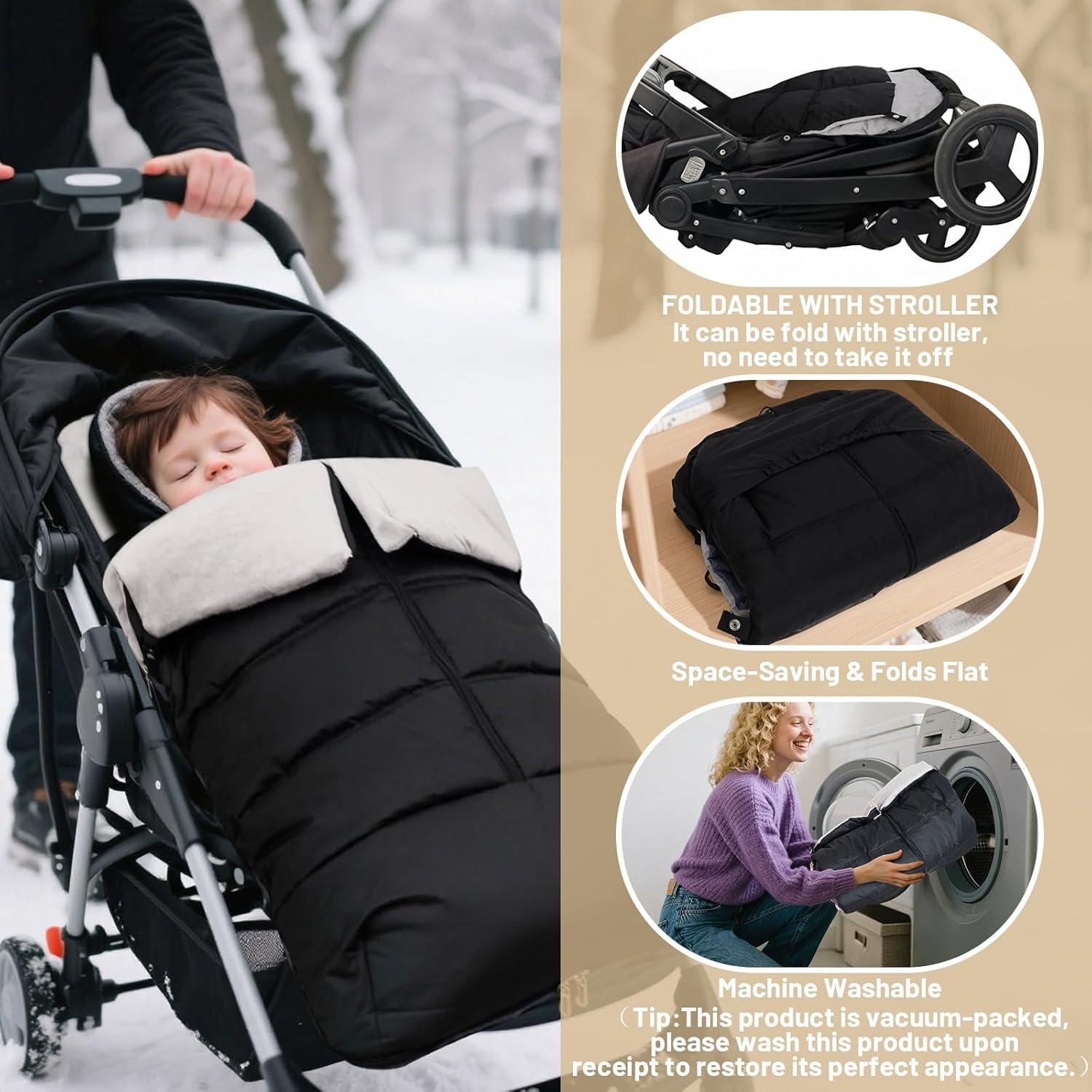 Bolsa de Saco para Cochecito KAKIBLIN Impermeable 105x46 cm