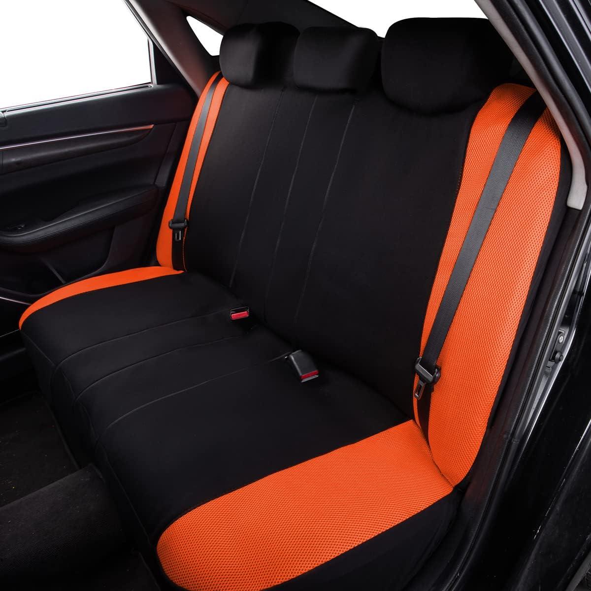 Cubiertas de Asiento de Coche Flying Banner FB-077 Naranja Universal
