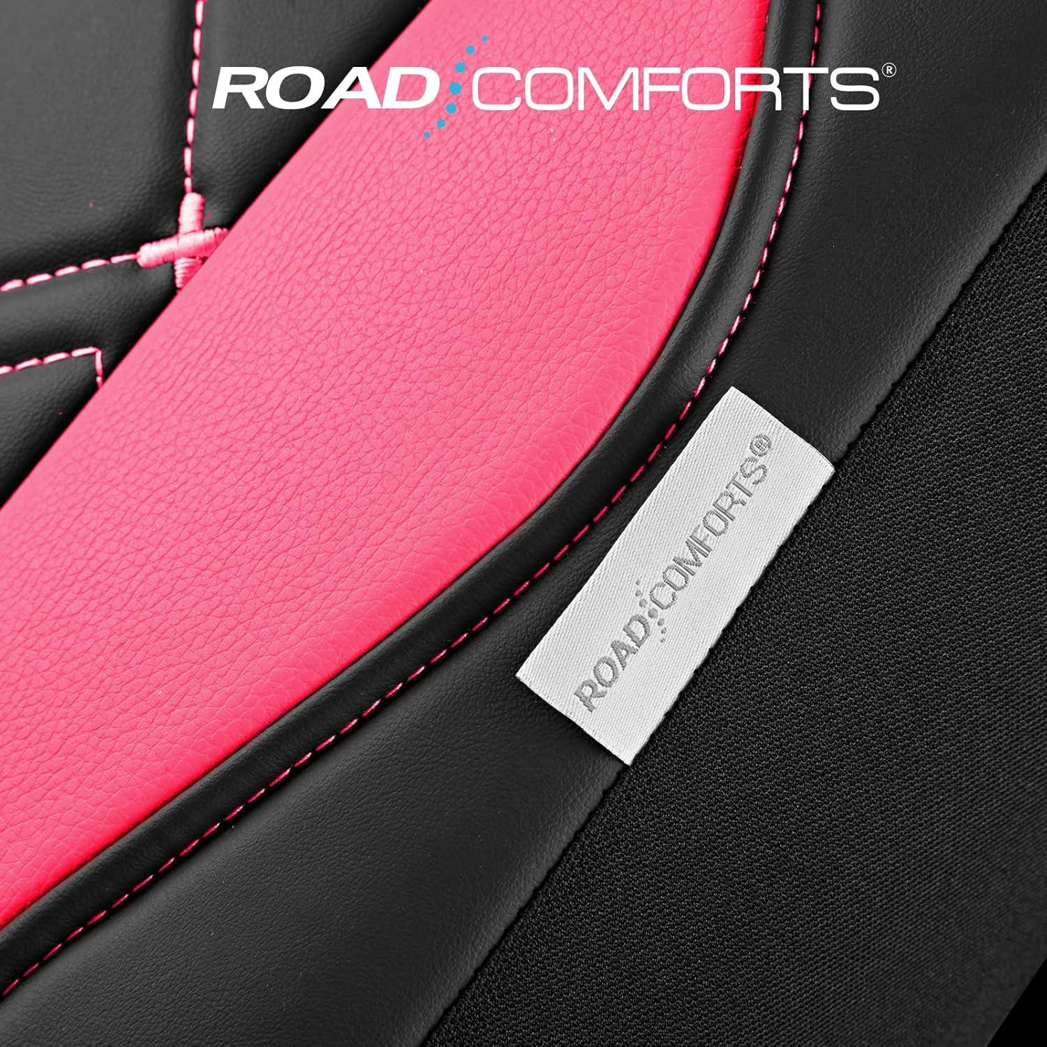 Fundas de Asiento de Coche Road Comforts Rosa Fucsia Universal