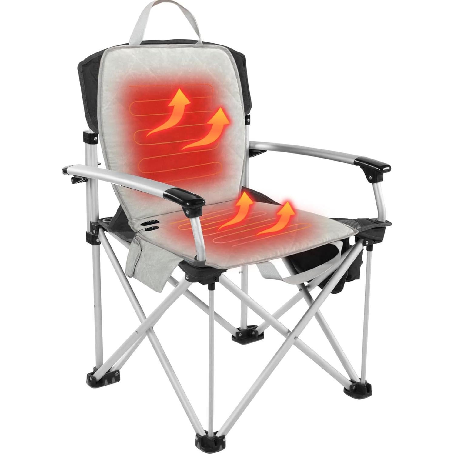 Cojín de Asiento Calentado MYDAYS OUTDOOR Gris USB 40x40cm