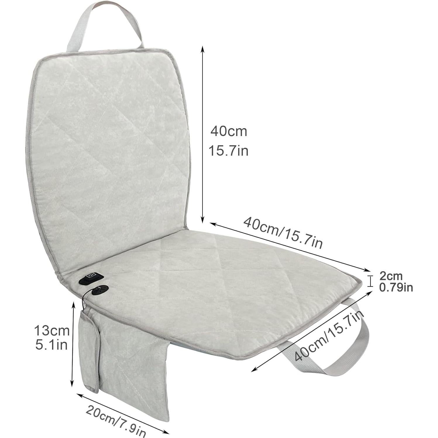 Cojín de Asiento Calentado MYDAYS OUTDOOR Gris USB 40x40cm