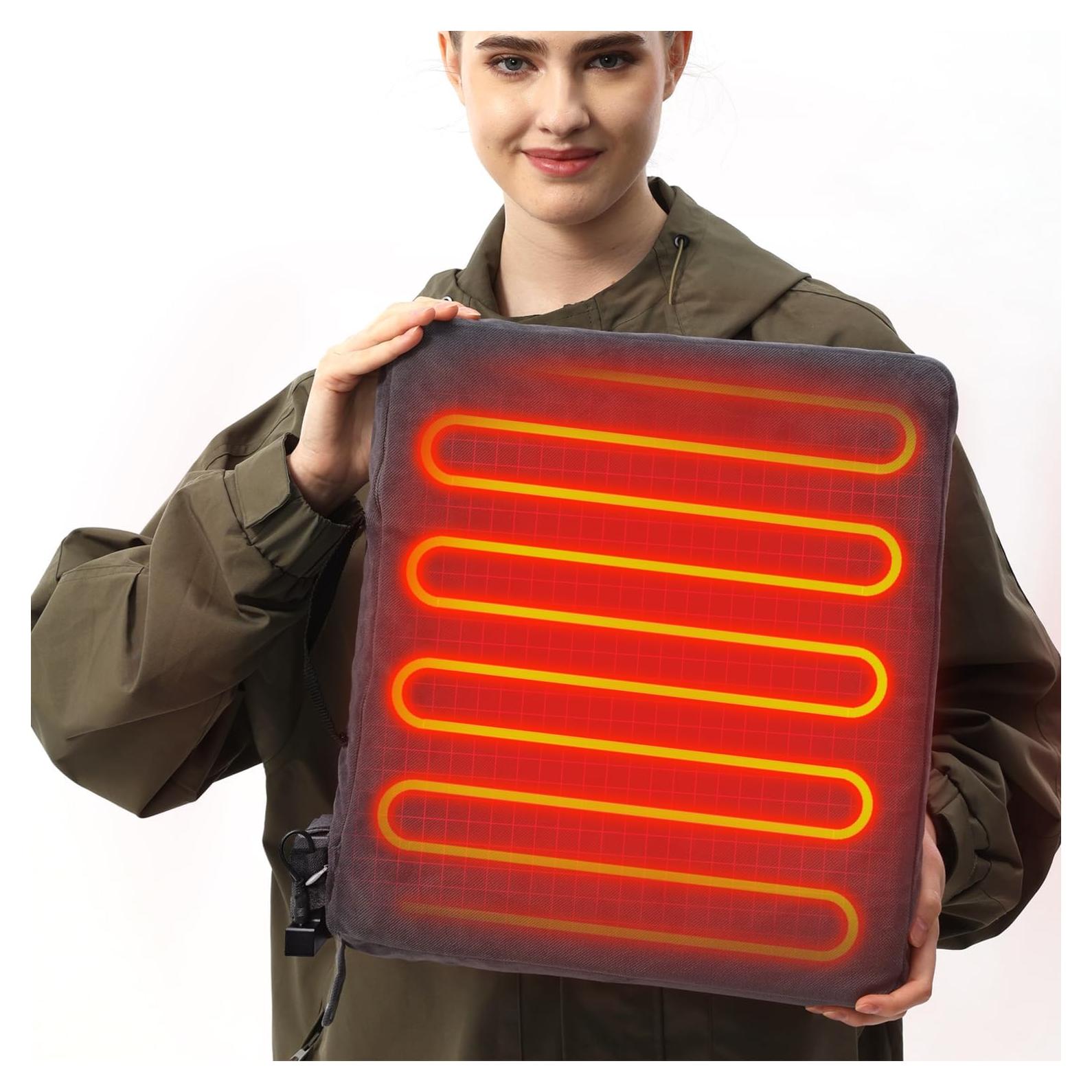 Cojín Calentado Portátil COMOIL 16" x 14" 3 Niveles Calor