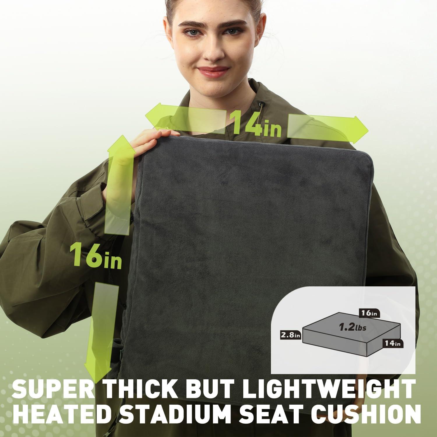 Cojín Calentado Portátil COMOIL 16" x 14" 3 Niveles Calor