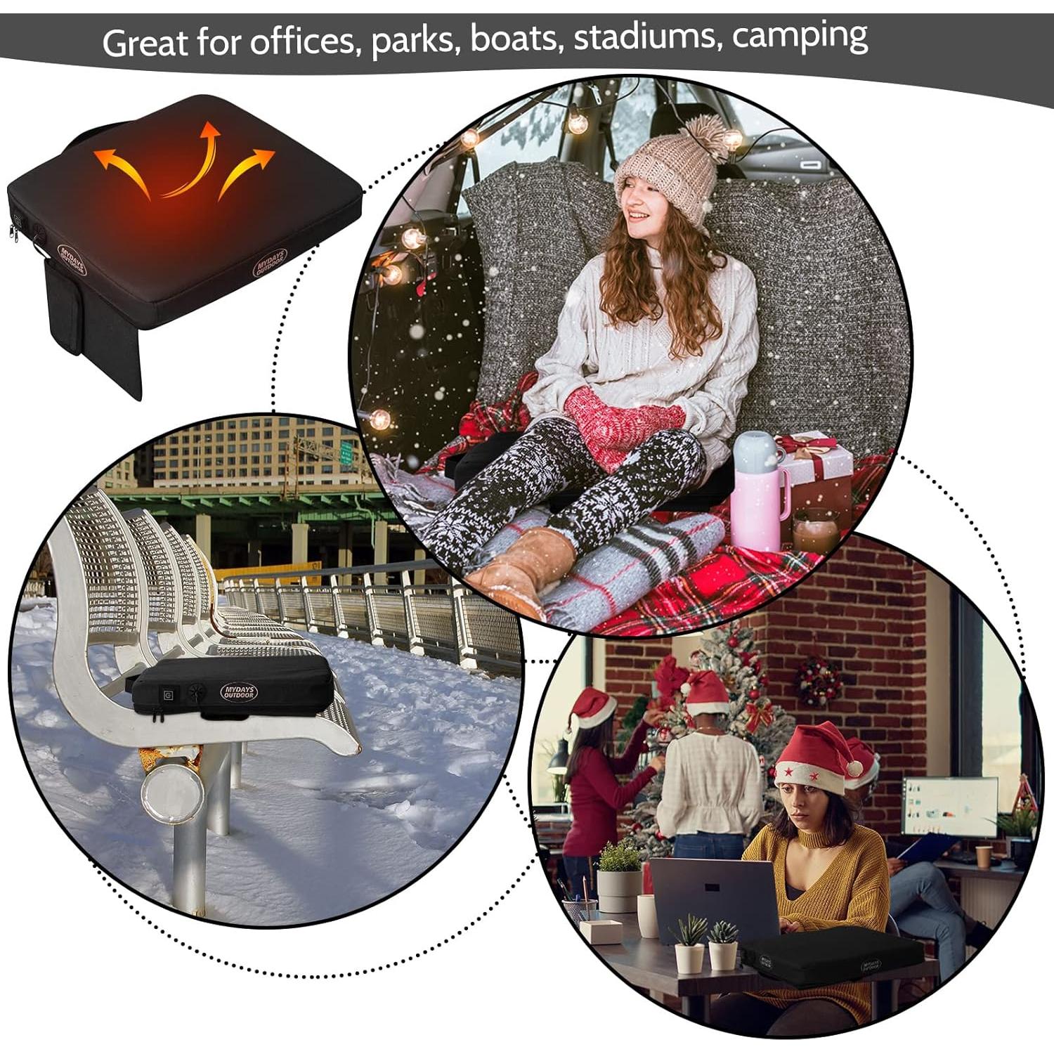 Cojín Calentador Portátil Juexica USB 3 Niveles 33x38cm