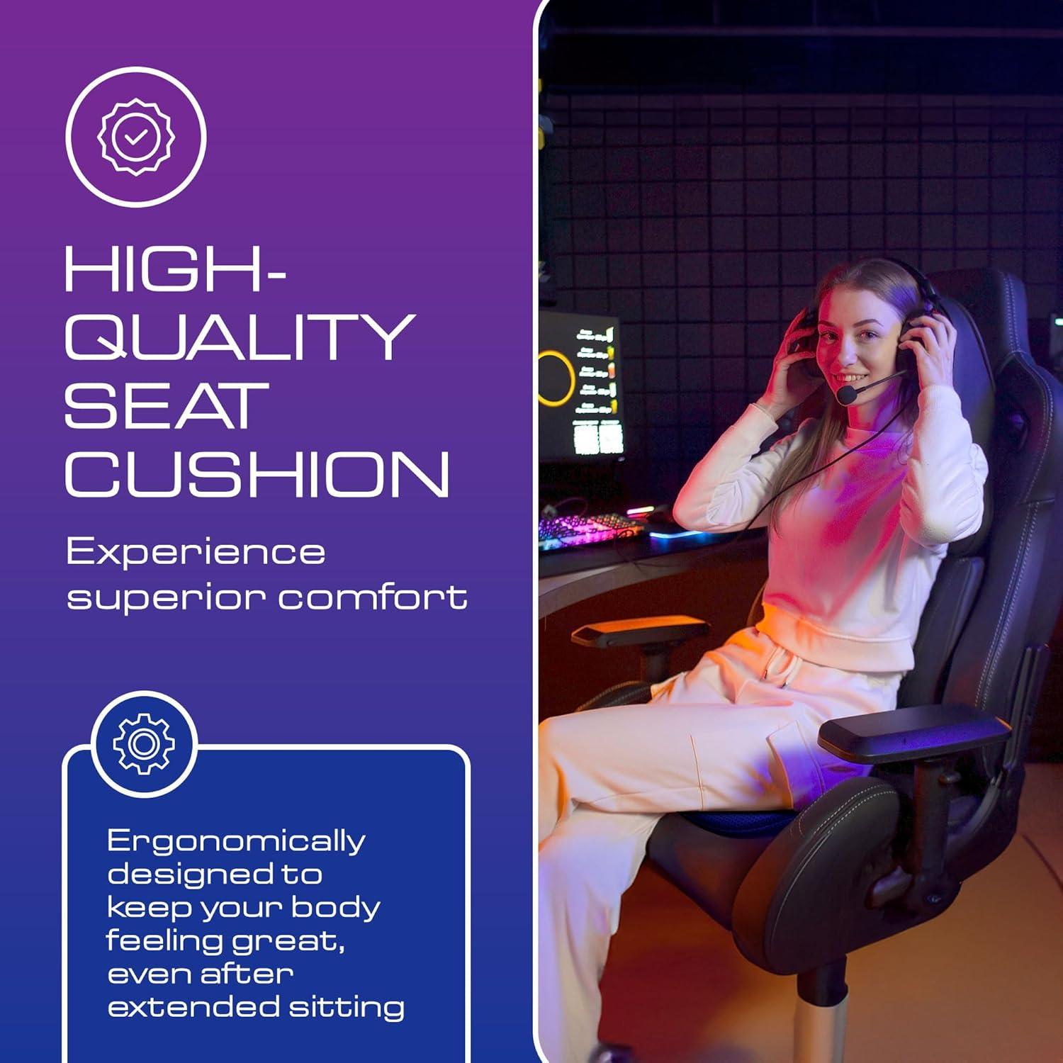 Cojín de Asiento Ergonómico Healthy Spirit - Espuma Viscoelástica