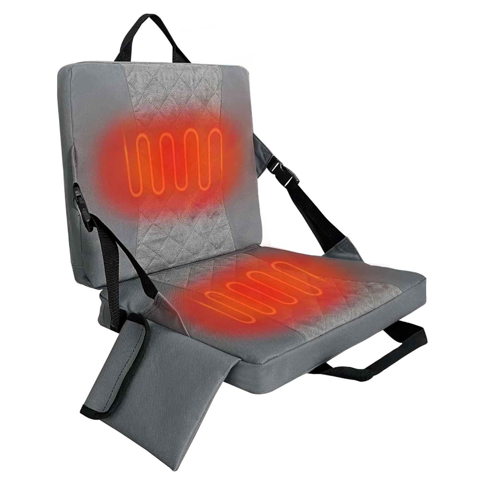 Cojín de Asiento Calentado MYDAYS OUTDOOR Gris Plegable USB