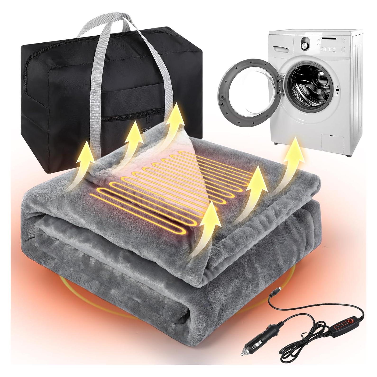 Manta Calentada Eléctrica para Auto Glooglitter 100x150 cm 12V