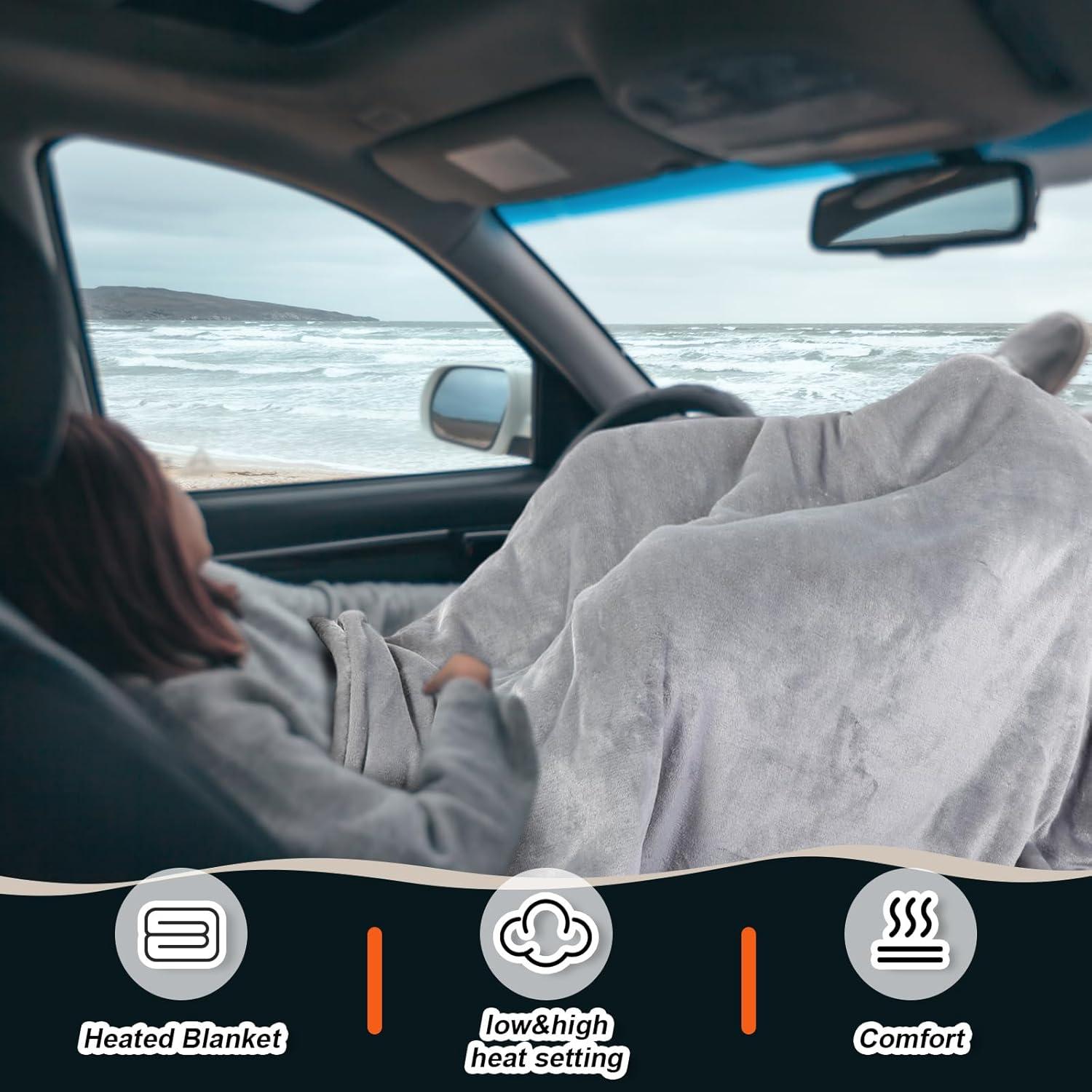 Manta Calentada Eléctrica para Auto Glooglitter 100x150 cm 12V