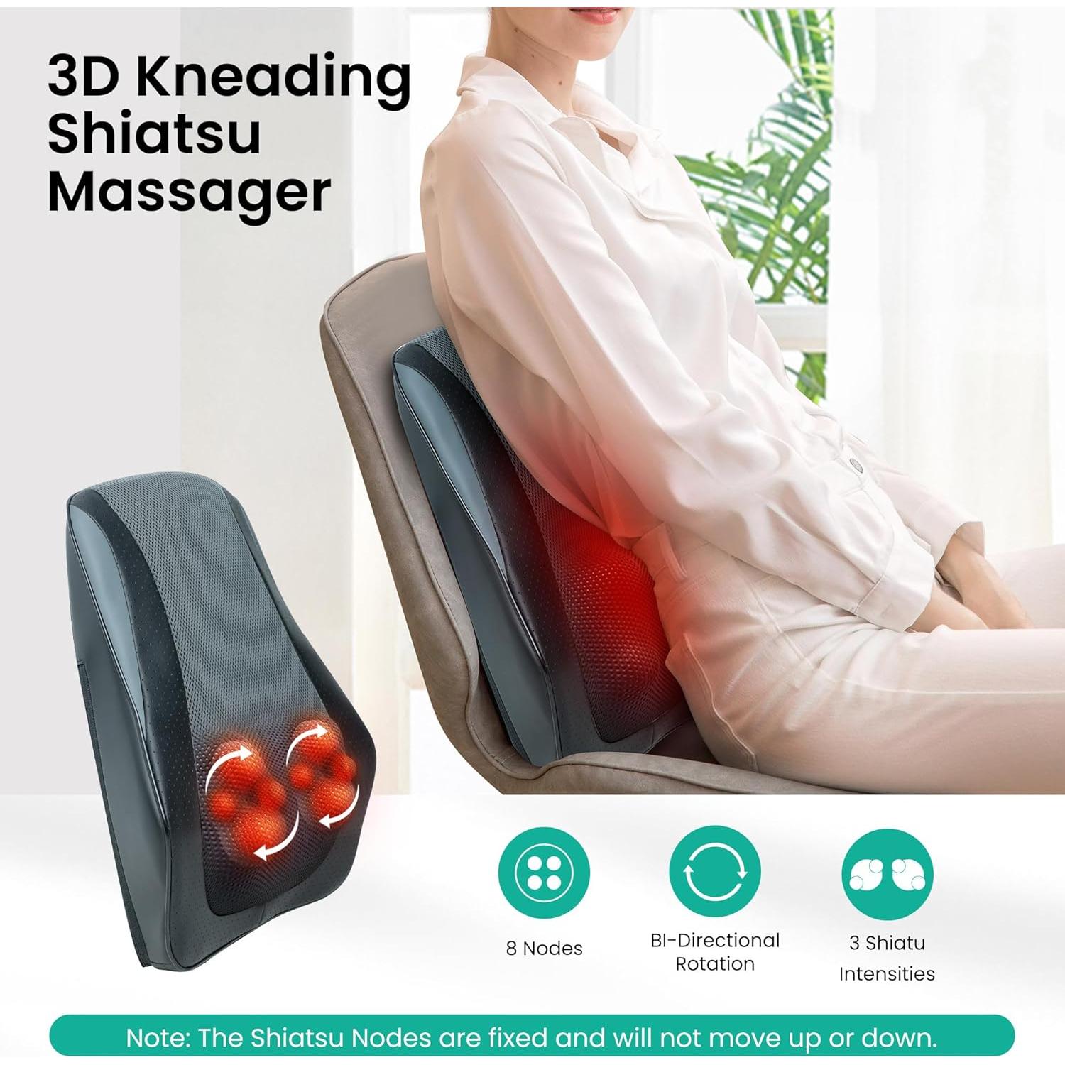 Masajeador de Espalda y Cuello RelaxPro - Alivio de Tensión