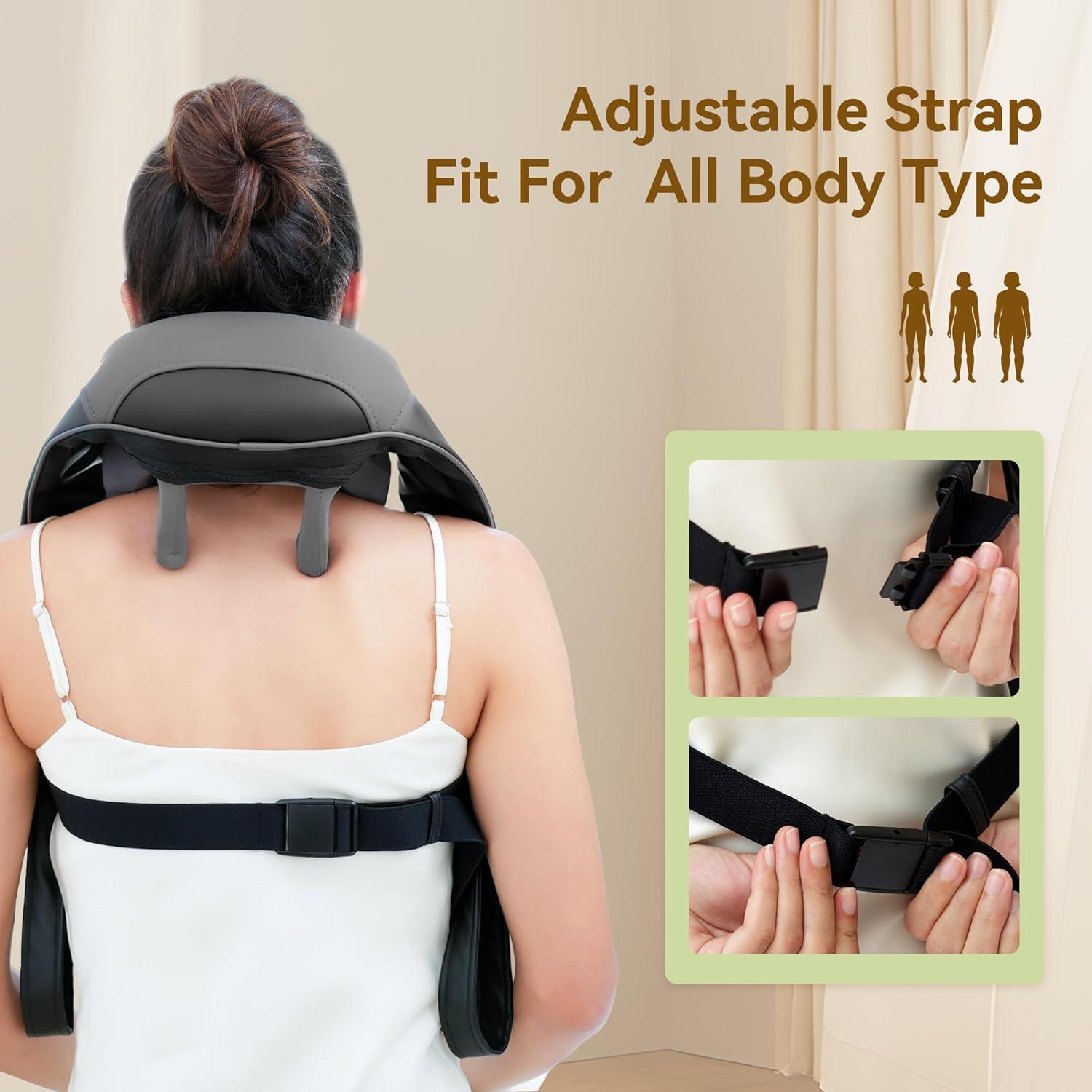 Masajeador de Espalda y Cuello RelaxPro - Alivio de Tensión