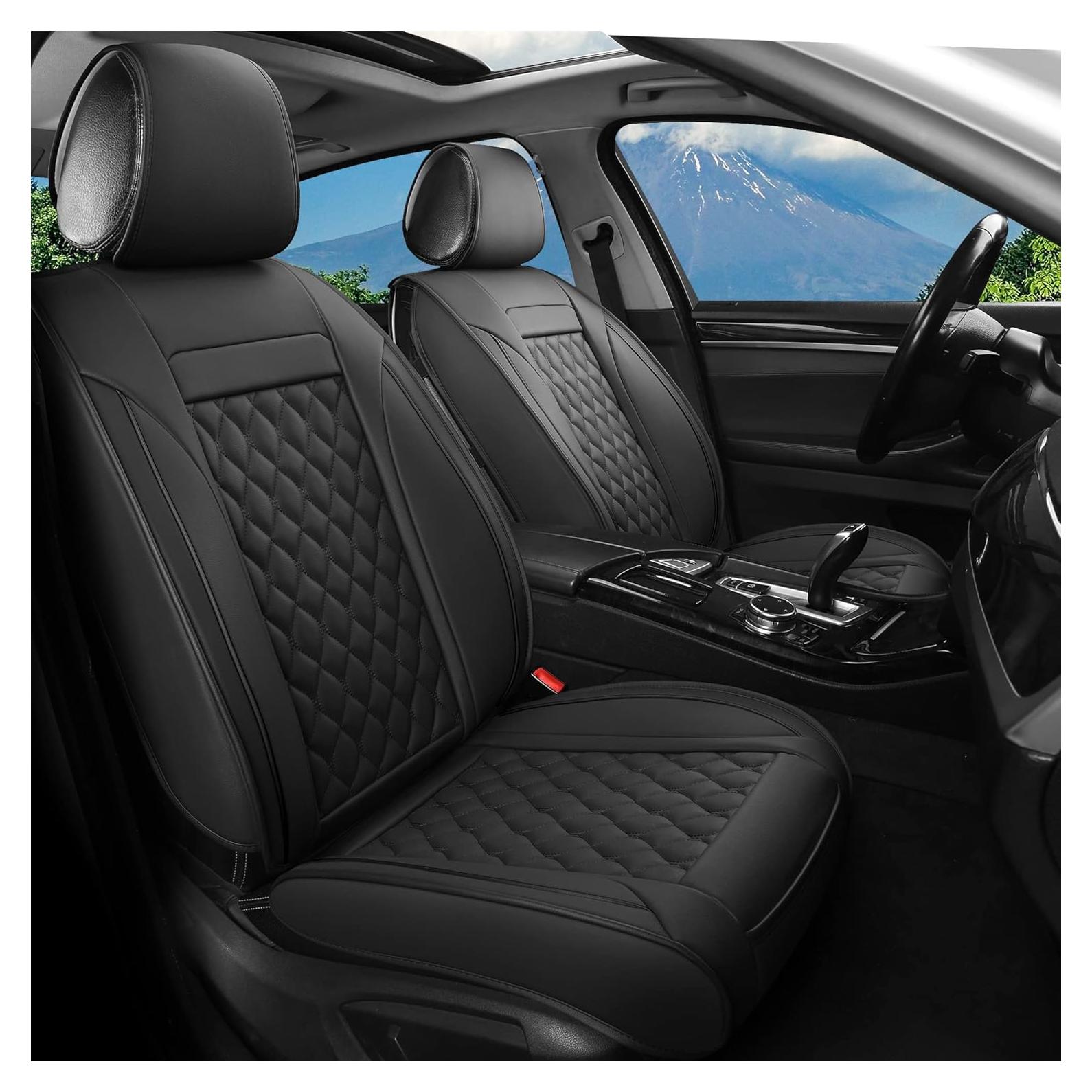 Fundas de Asiento de Coche Vankerful Ajuste Universal Negro