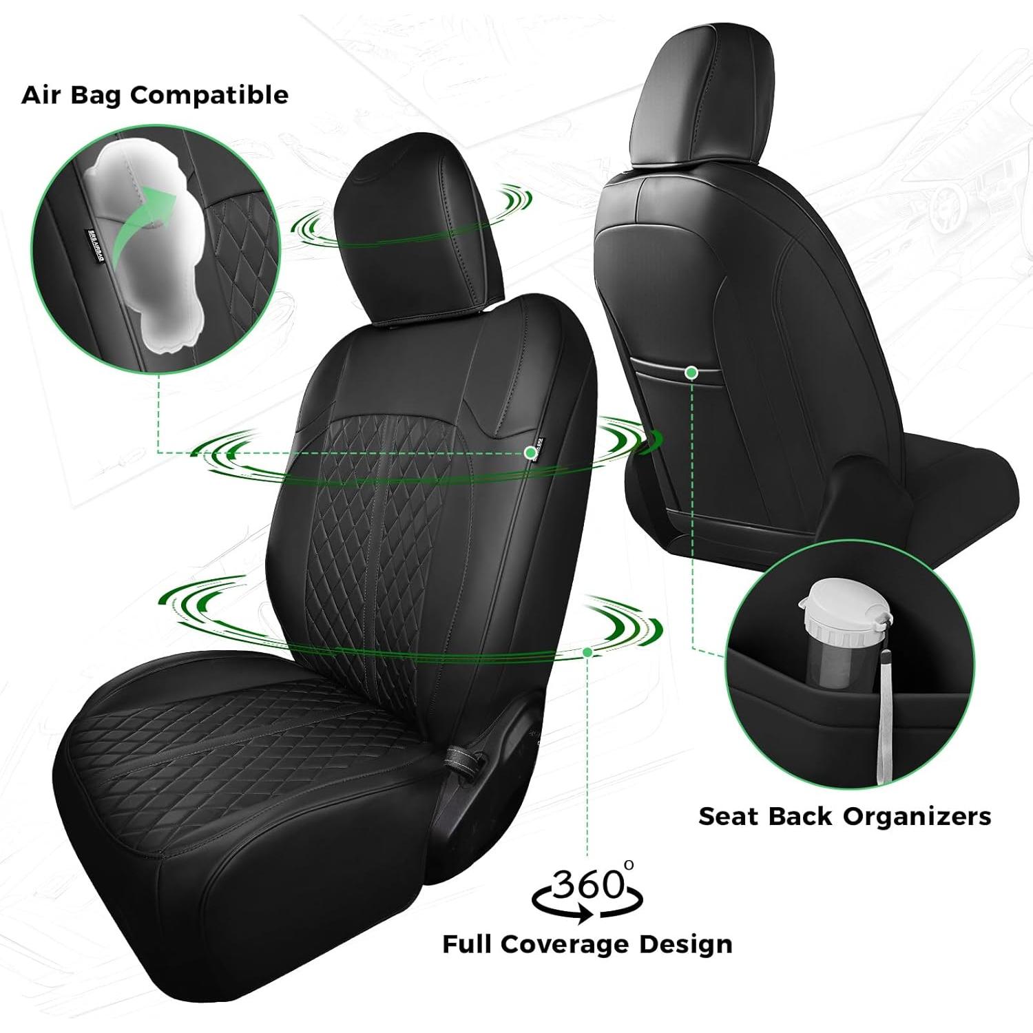 Funda de Asiento Jeep Wrangler 4Puertas 2018-2025 RIDEPOSH Negra