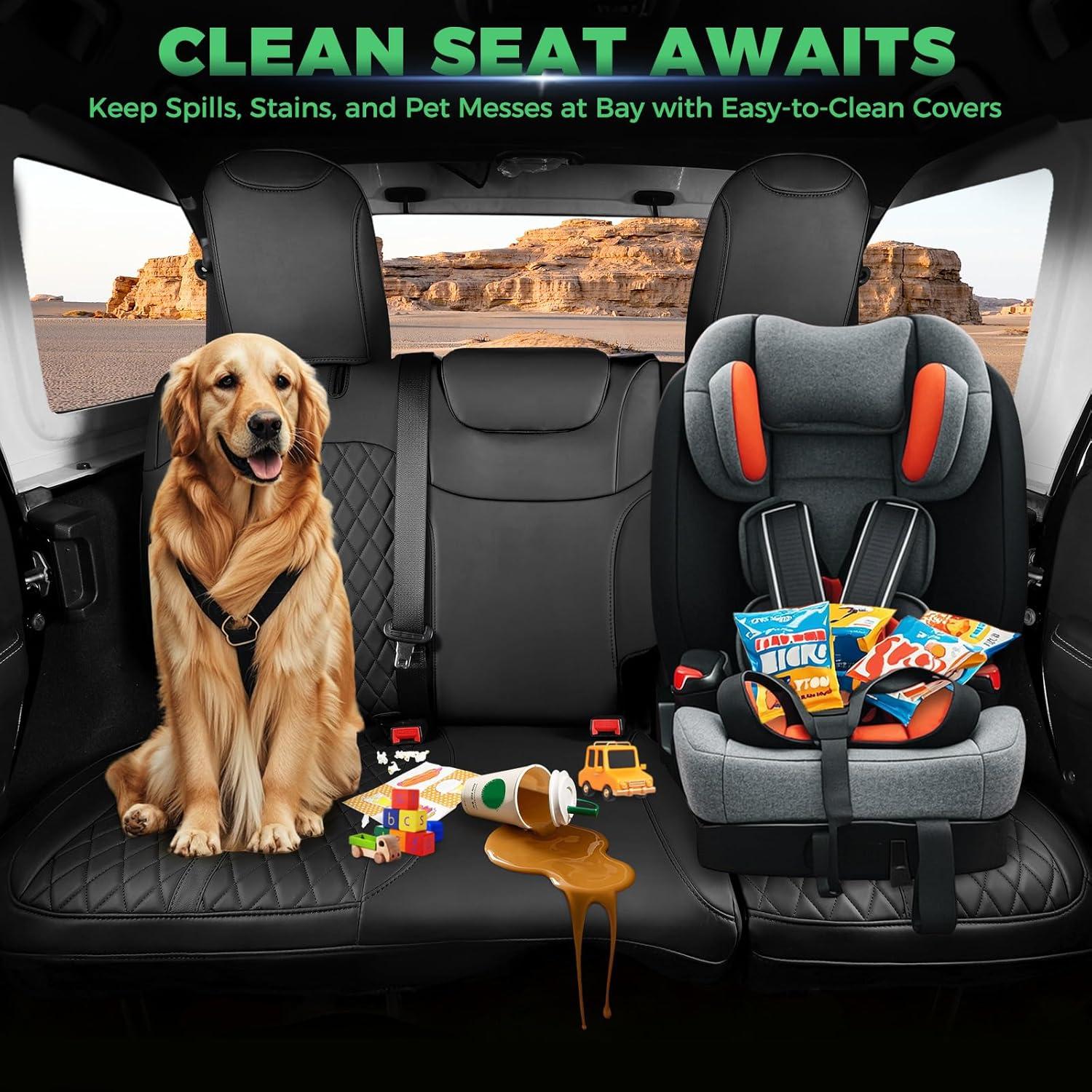 Funda de Asiento Jeep Wrangler 4Puertas 2018-2025 RIDEPOSH Negra