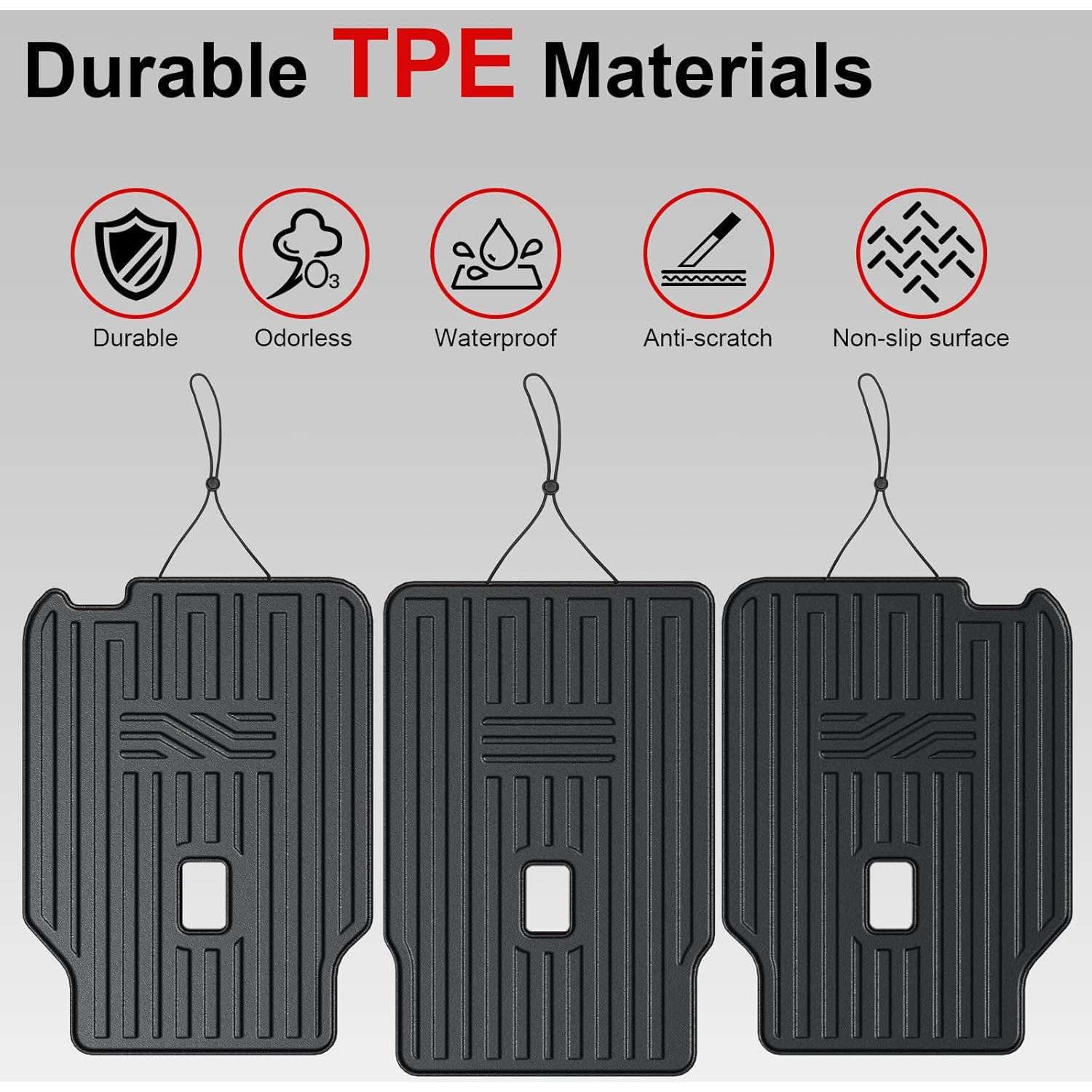 Mats de Respaldo HOUCLEMIC para Ford Explorer 2020-2025