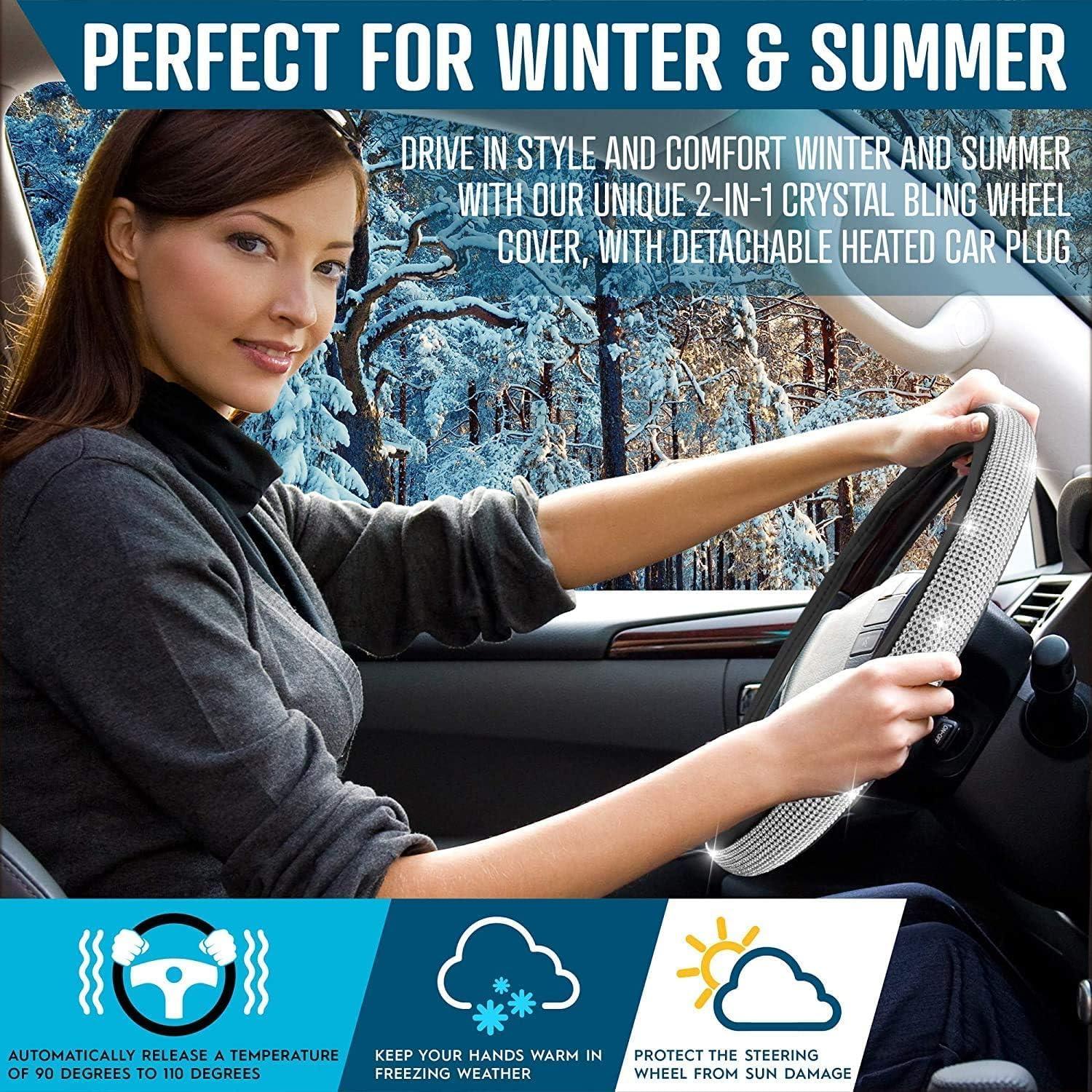 Cubierta de Volante Calentada Zone Tech 2-Pack 36.8-40 cm