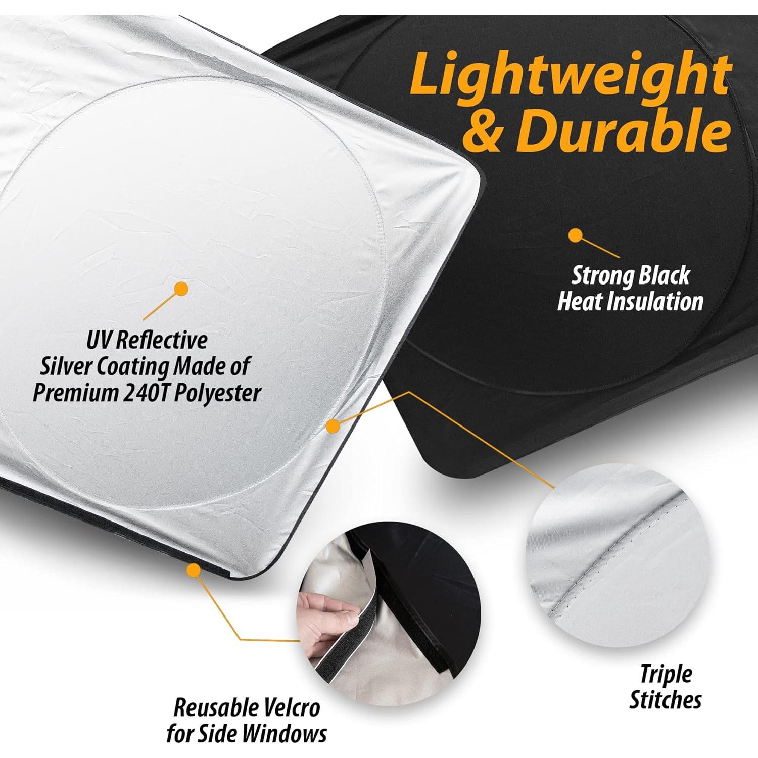 Parasol para Camión ZONETECH SS0025-V 203x91 cm UV