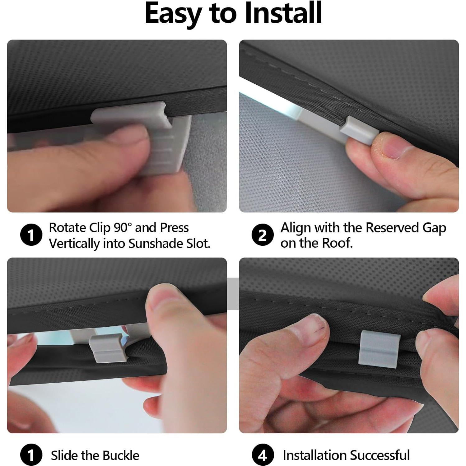 Sombrilla de Techo para Tesla Model 3 Highland 2024-2025 Negra