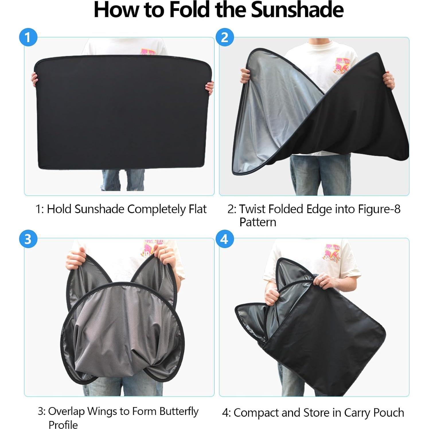 Sombrilla de Techo para Tesla Model 3 Highland 2024-2025 Negra