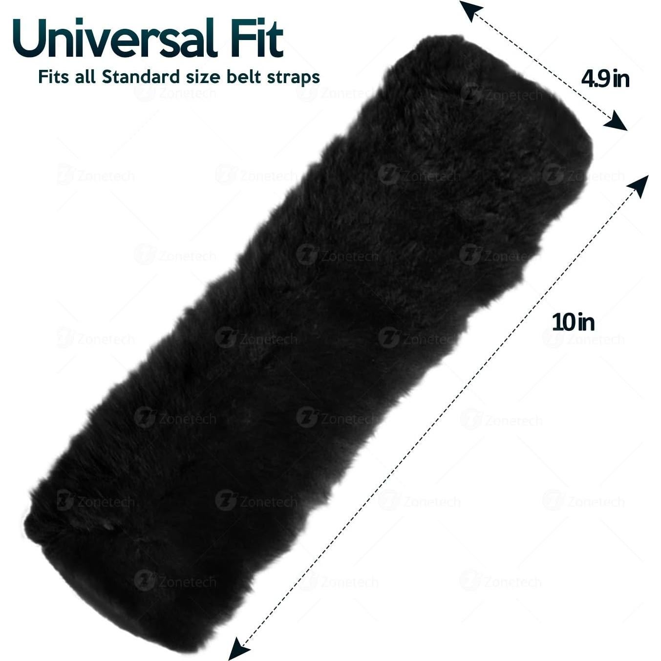 Almohadillas de Hombro ZONETECH WC0027 - Paquete de 4, Negro