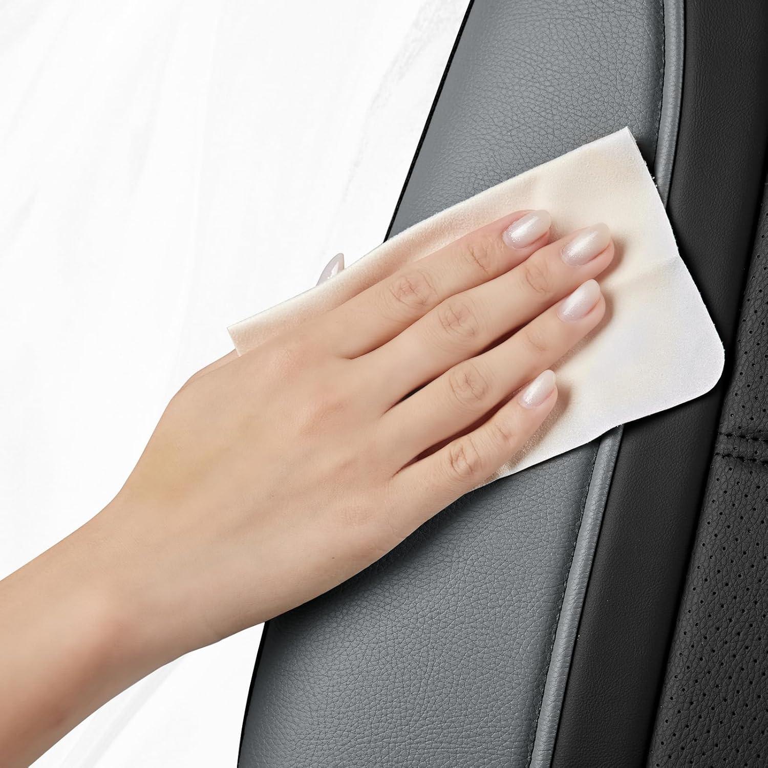 Fundas de Asiento de Cuero Road Comforts Gris Frontal - Universal