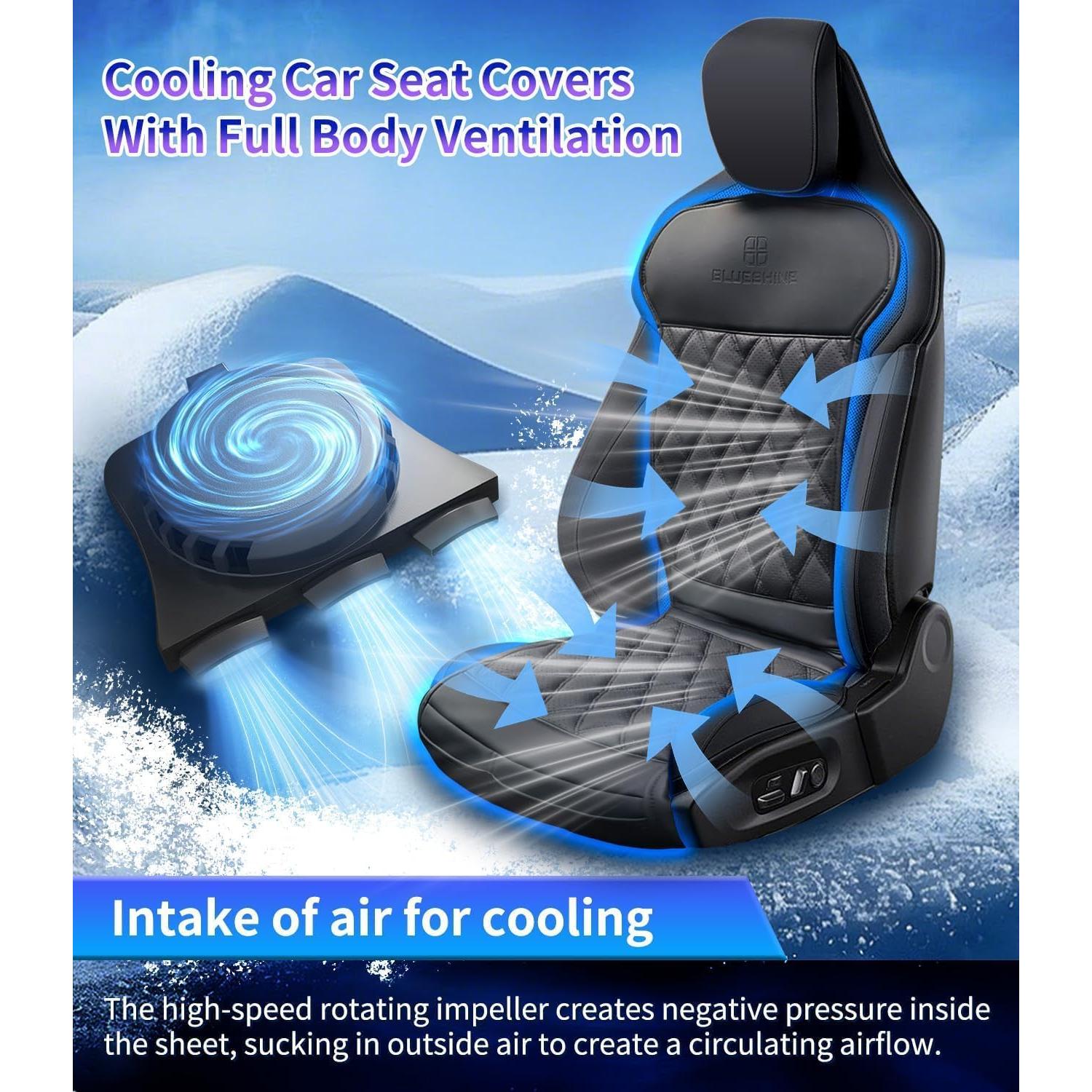 Cojín Enfriador de Asiento de Coche GCDZFYG 12V Universal