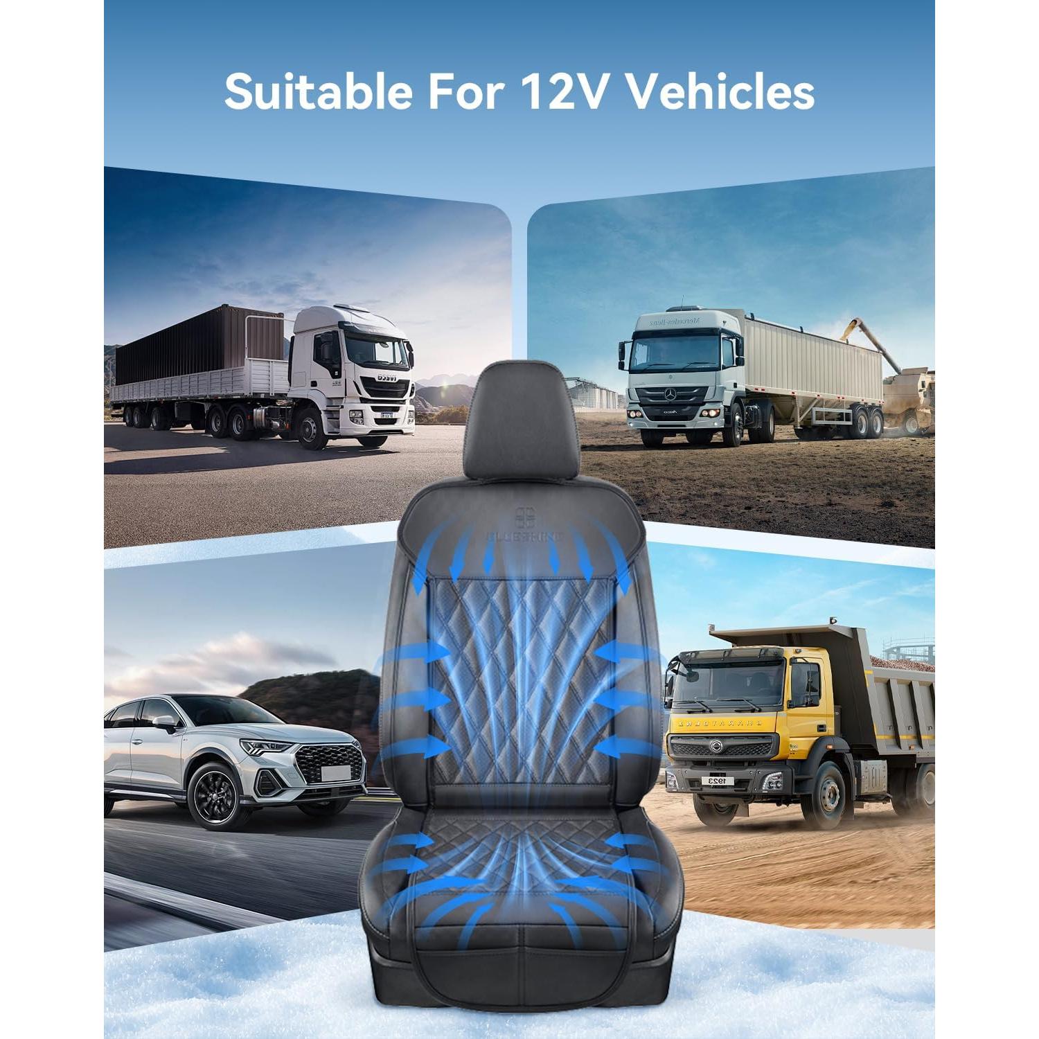 Cojín Enfriador de Asiento de Coche GCDZFYG 12V Universal