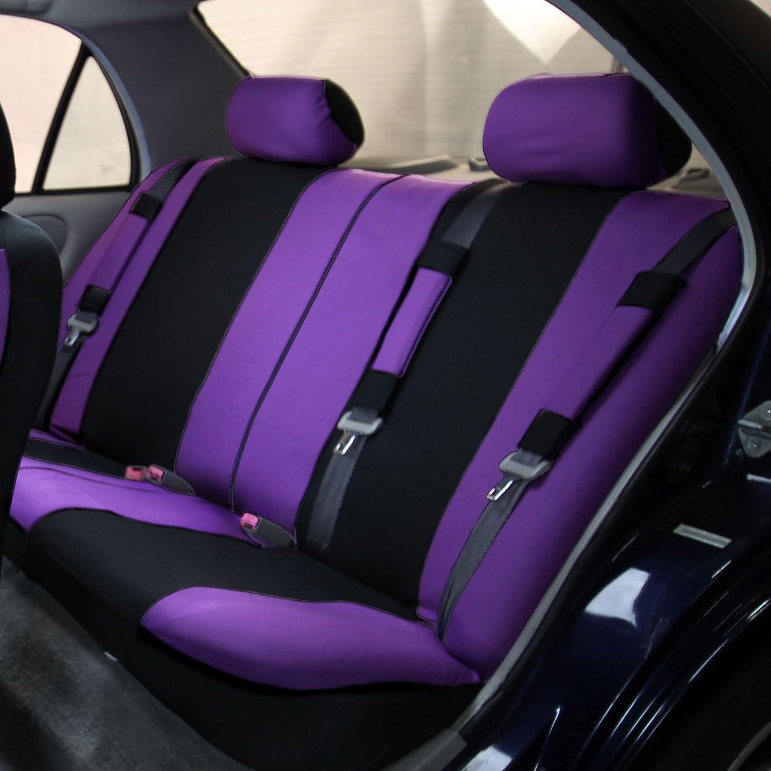 Fundas de Asiento de Coche FH Group Combo Universal Púrpura