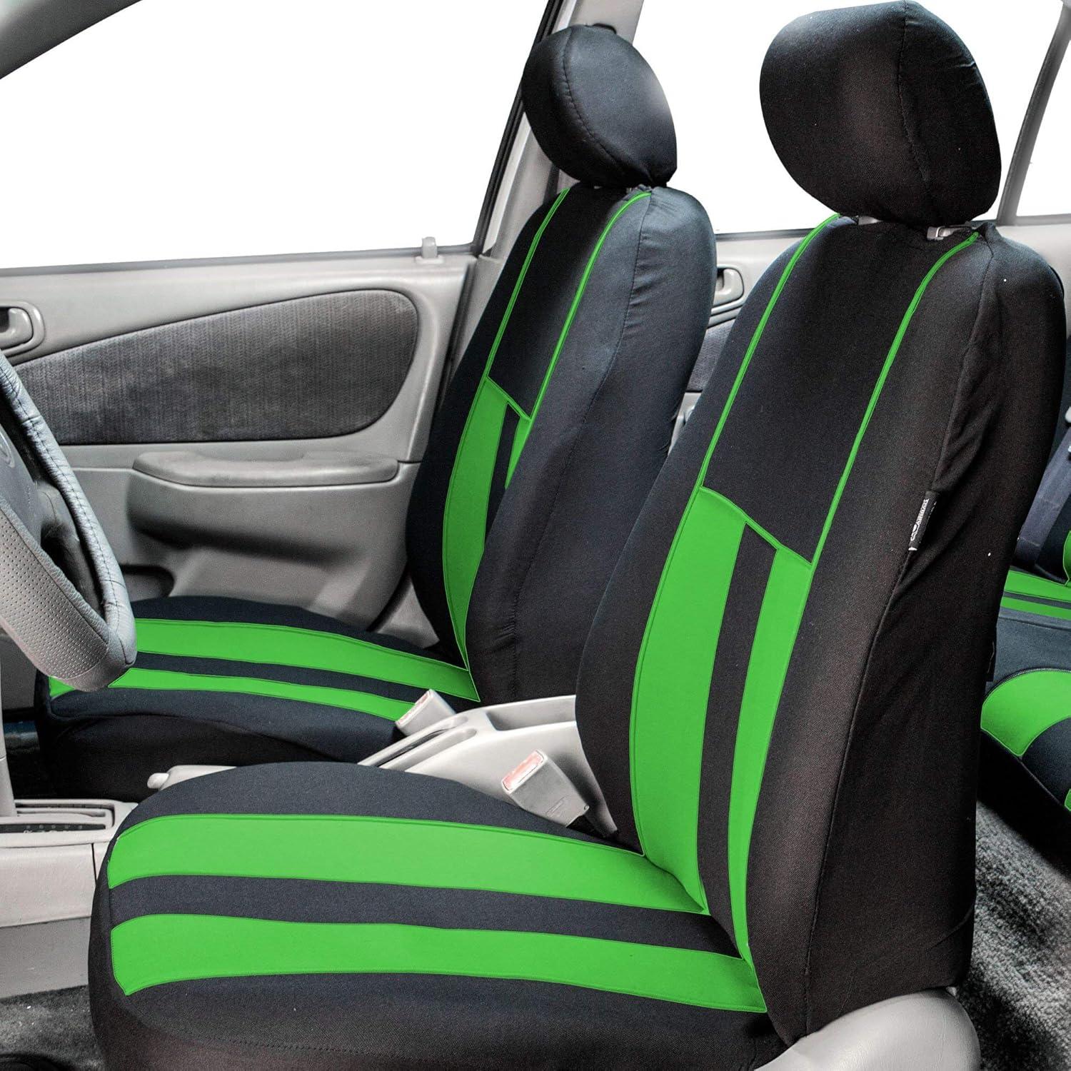 Fundas de Asiento de Coche FH Group Verde/Negro 7 Asientos
