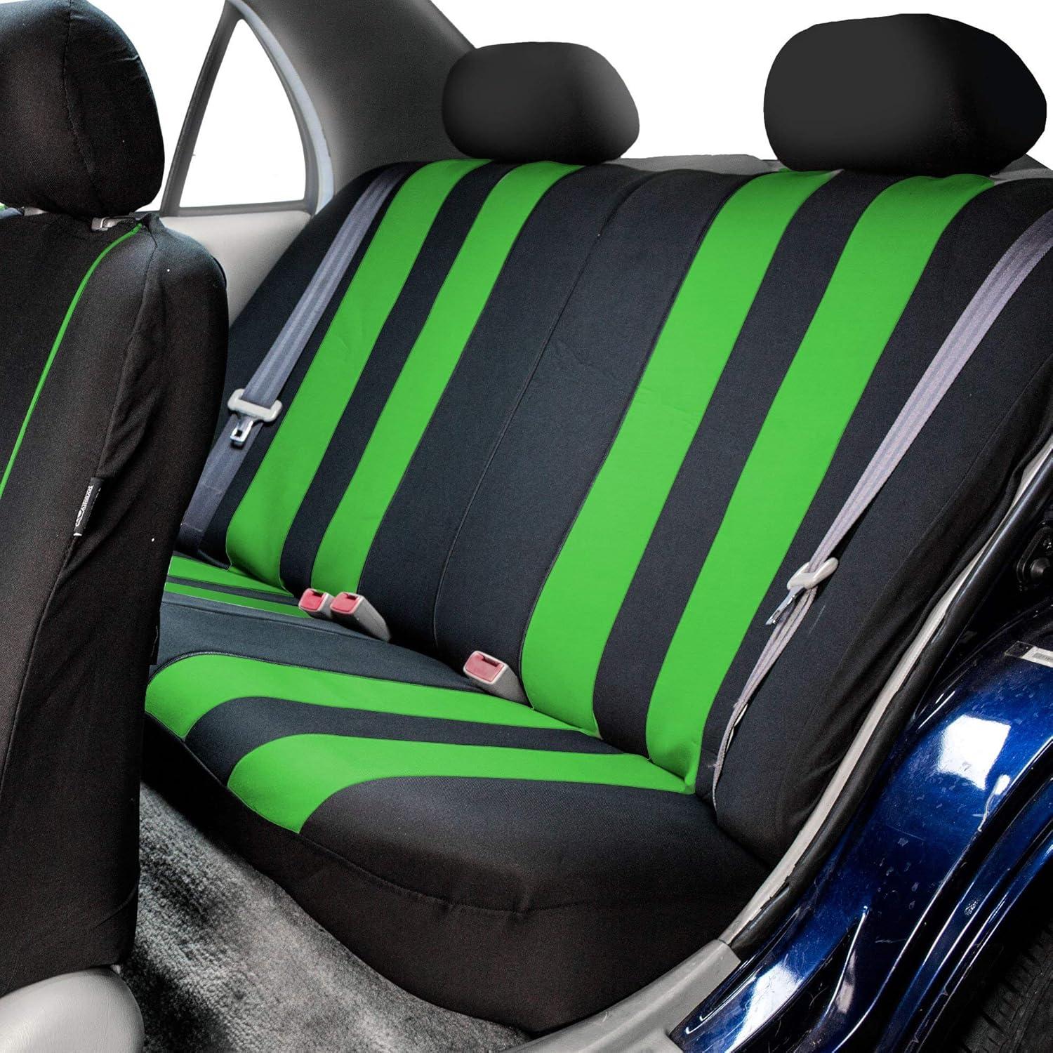 Fundas de Asiento de Coche FH Group Verde/Negro 7 Asientos