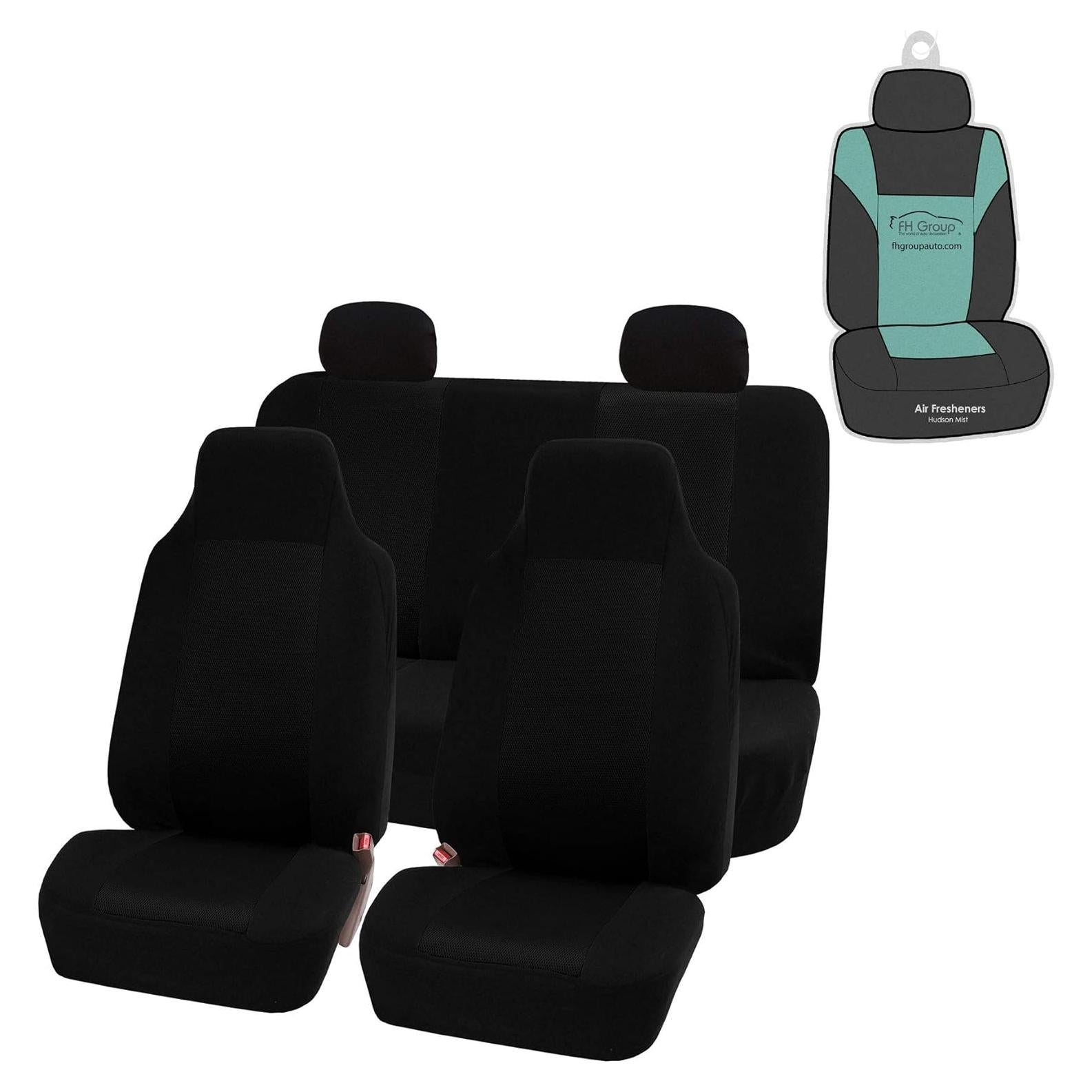 Fundas de Asiento de Coche FH Group Ajuste Universal Negro