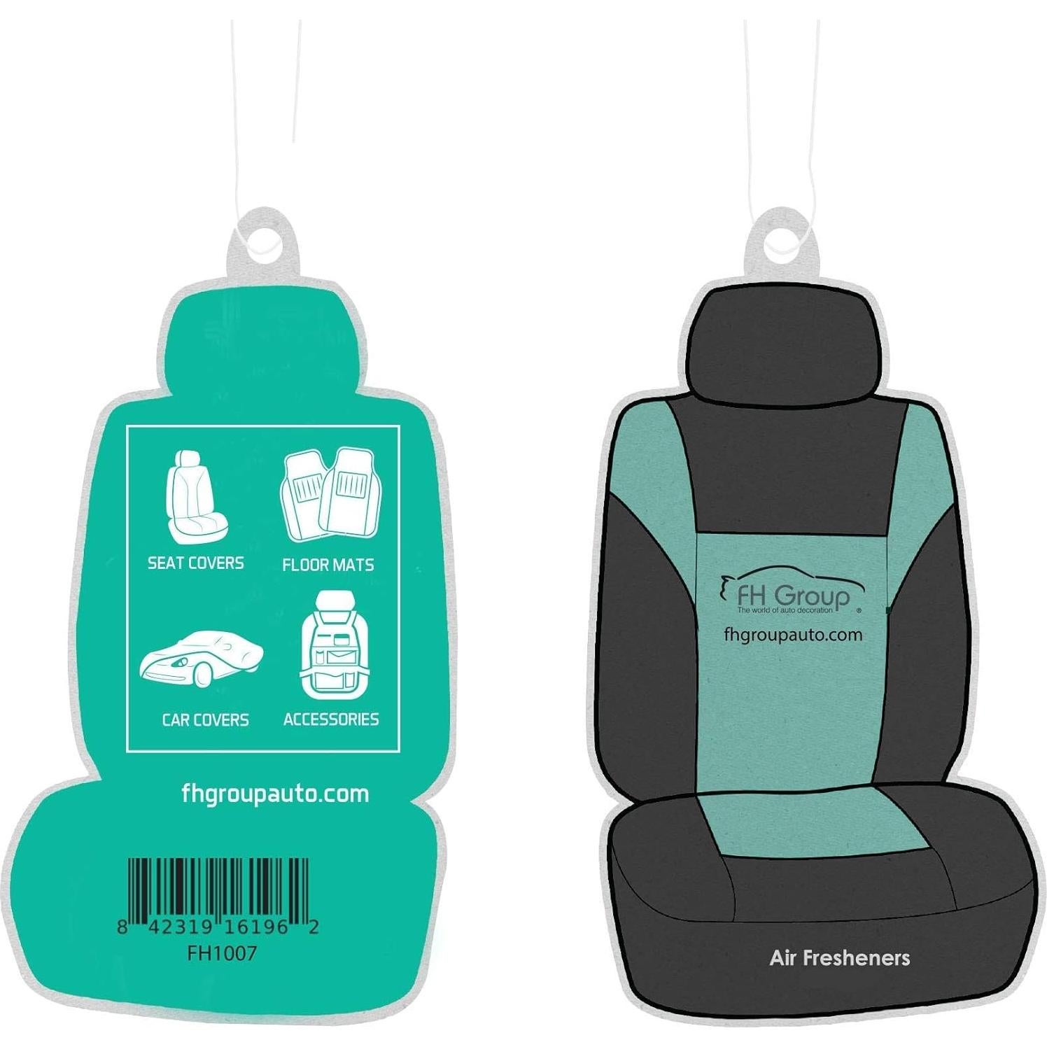 Fundas de Asiento de Coche FH Group Ajuste Universal Negro