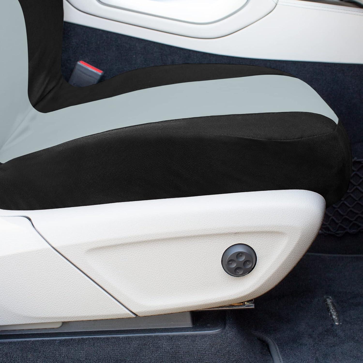 Cubiertas de Asiento de Automóvil TLH Universal Gris Tela 2 Piezas