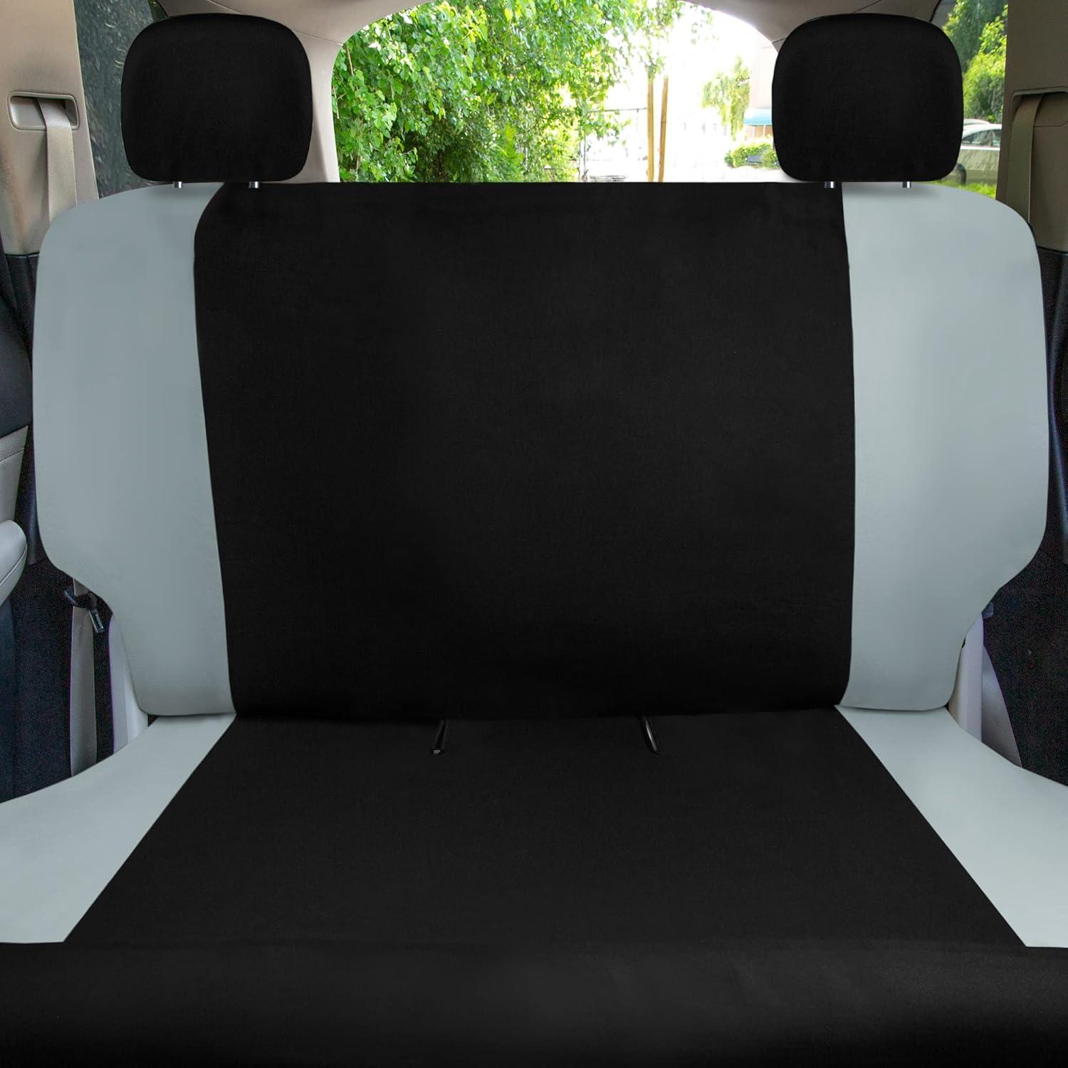 Cubiertas de Asiento de Automóvil TLH Universal Gris Tela 2 Piezas